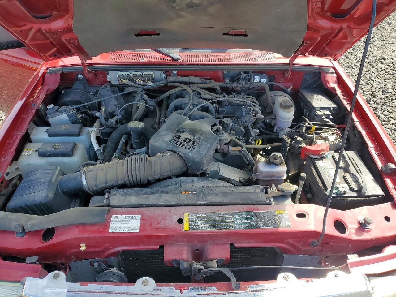 2008 Ford Ranger Super Cab Красный vin: 1FTZR45E88PA06480