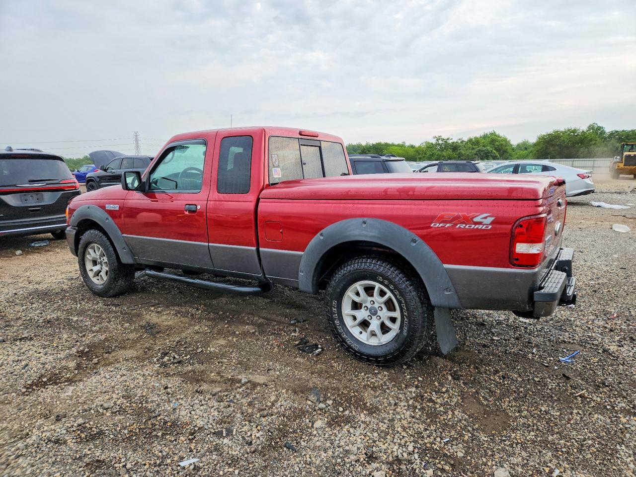 2008 Ford Ranger Super Cab Burgundy vin: 1FTZR45E88PA98139