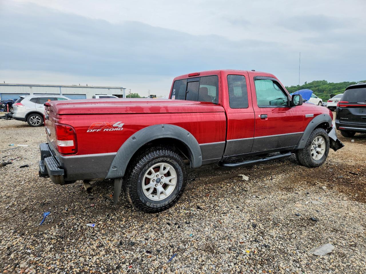2008 Ford Ranger Super Cab Burgundy vin: 1FTZR45E88PA98139