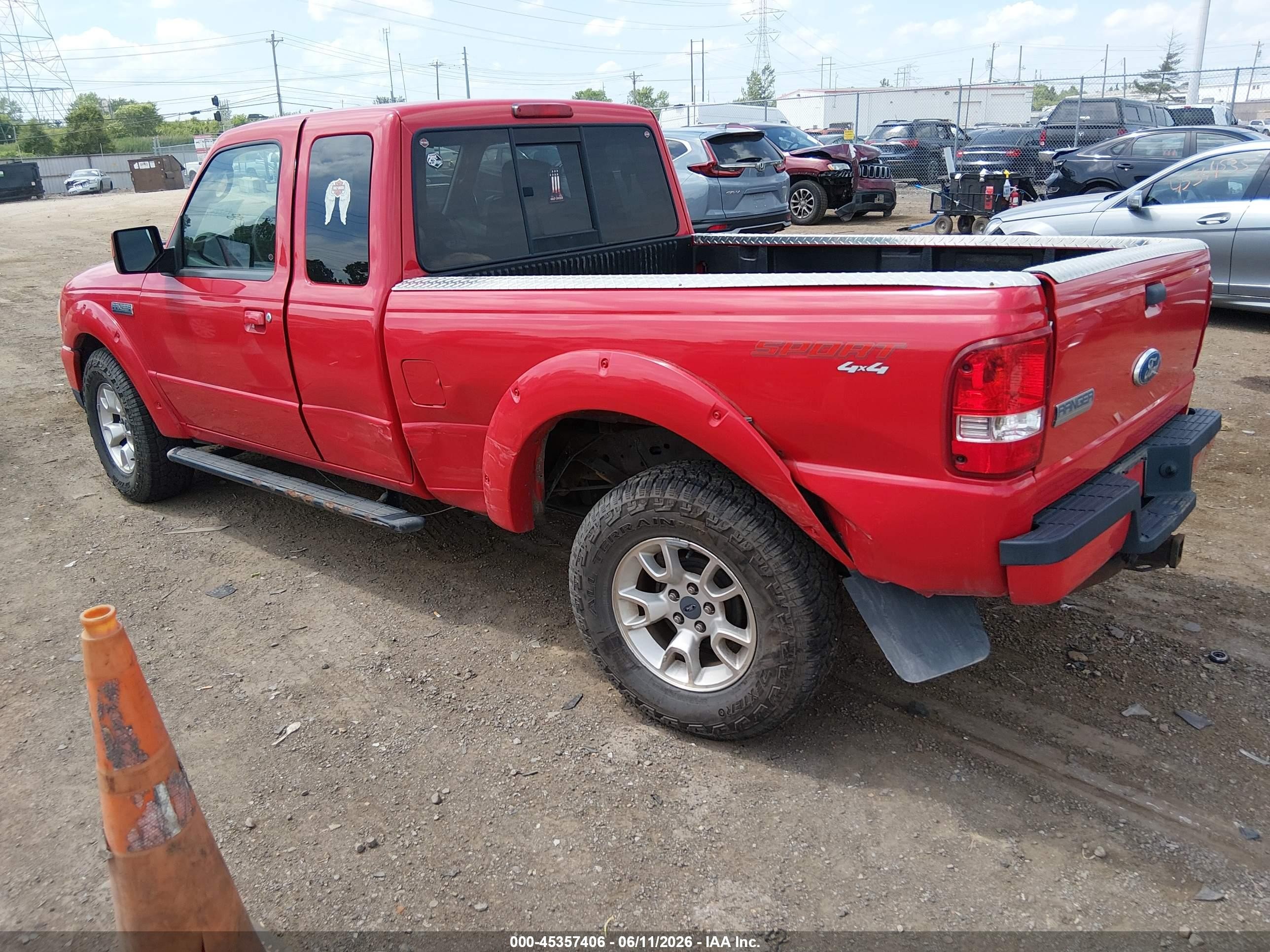 2009 Ford Ranger Fx4 Off-road/sport/xlt Red vin: 1FTZR45E89PA42414