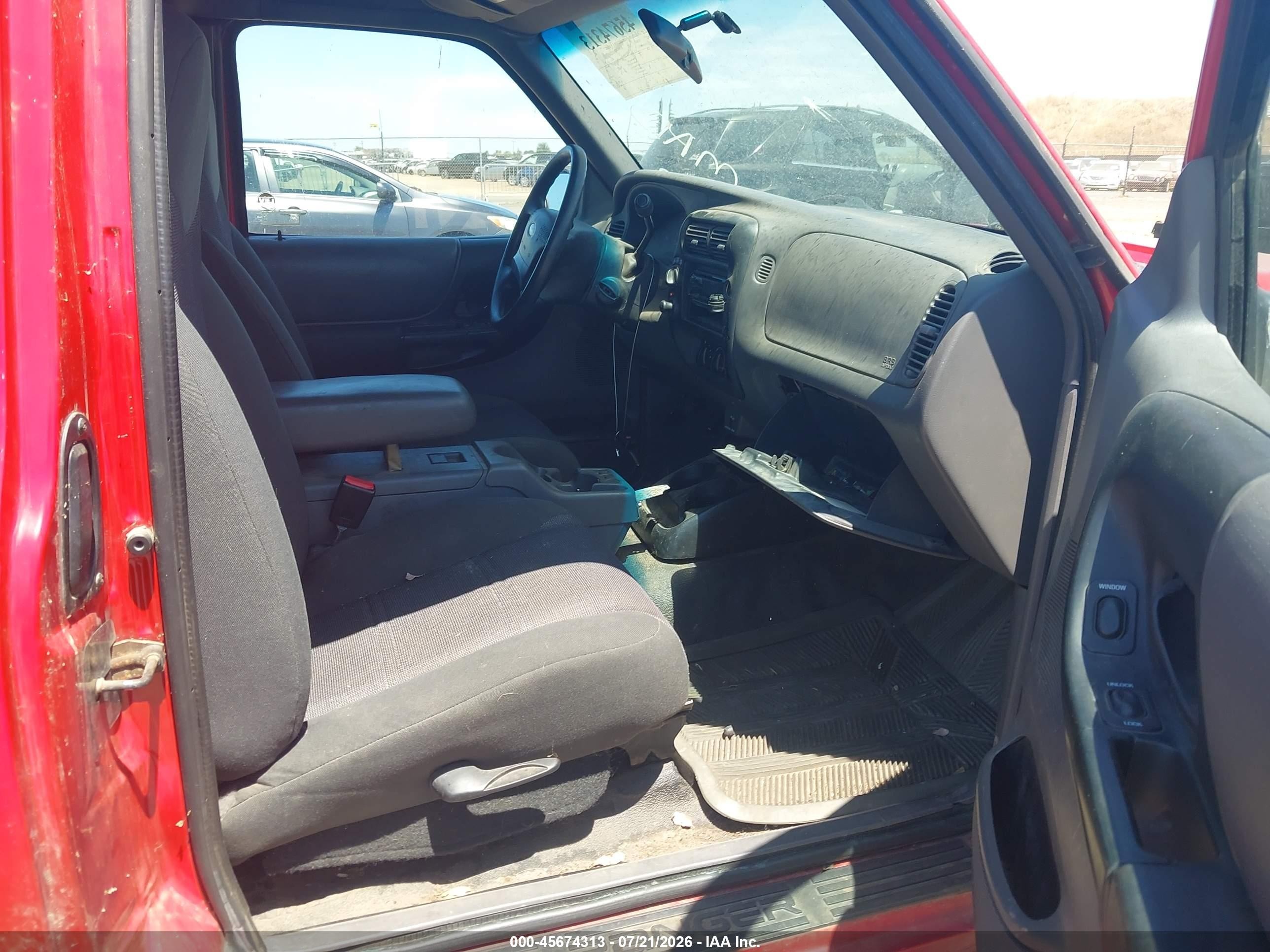 2002 Ford Ranger Edge/xlt Red vin: 1FTZR45E92PA78022