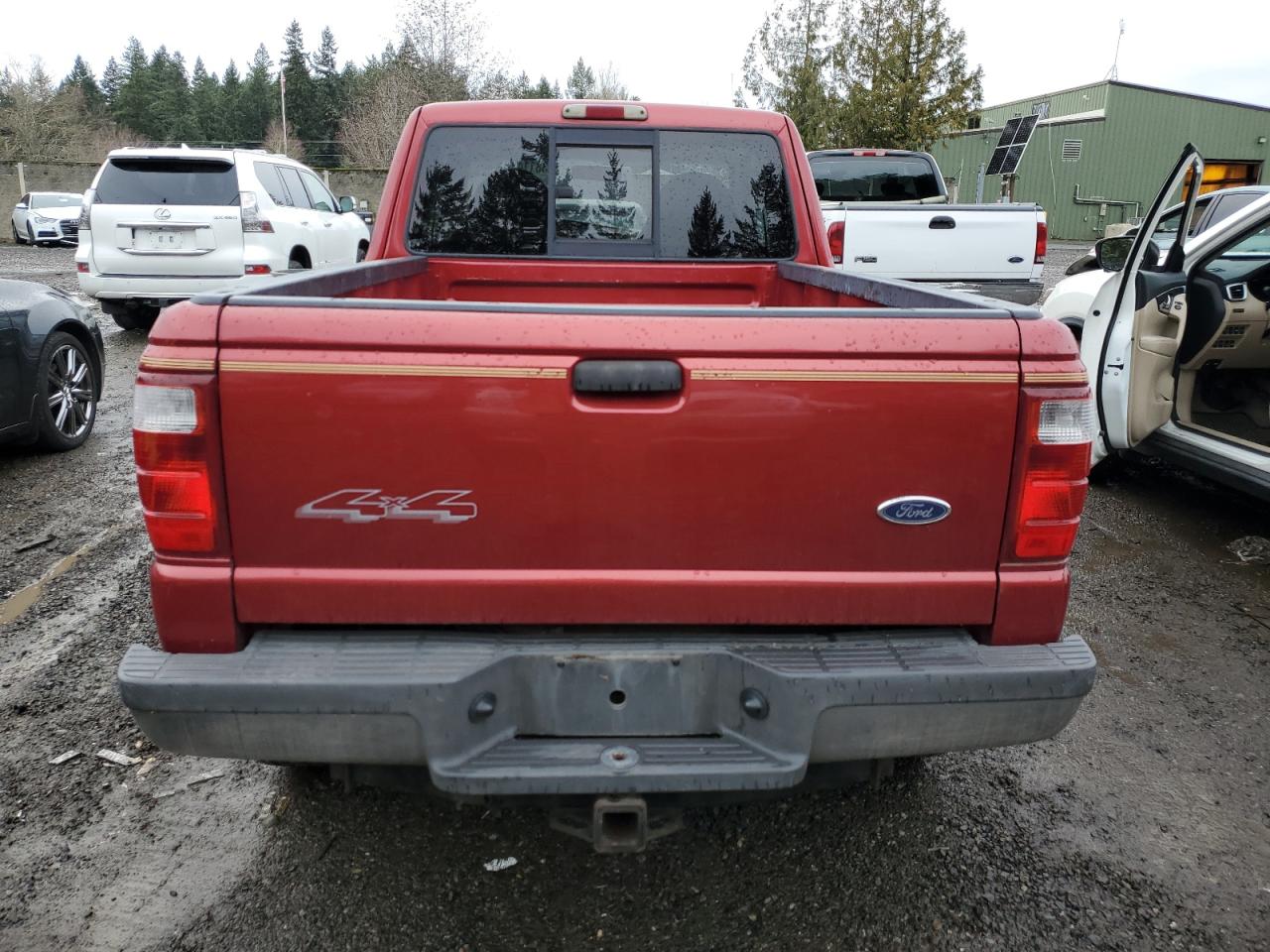 2002 Ford Ranger Super Cab Red vin: 1FTZR45E92PB52443