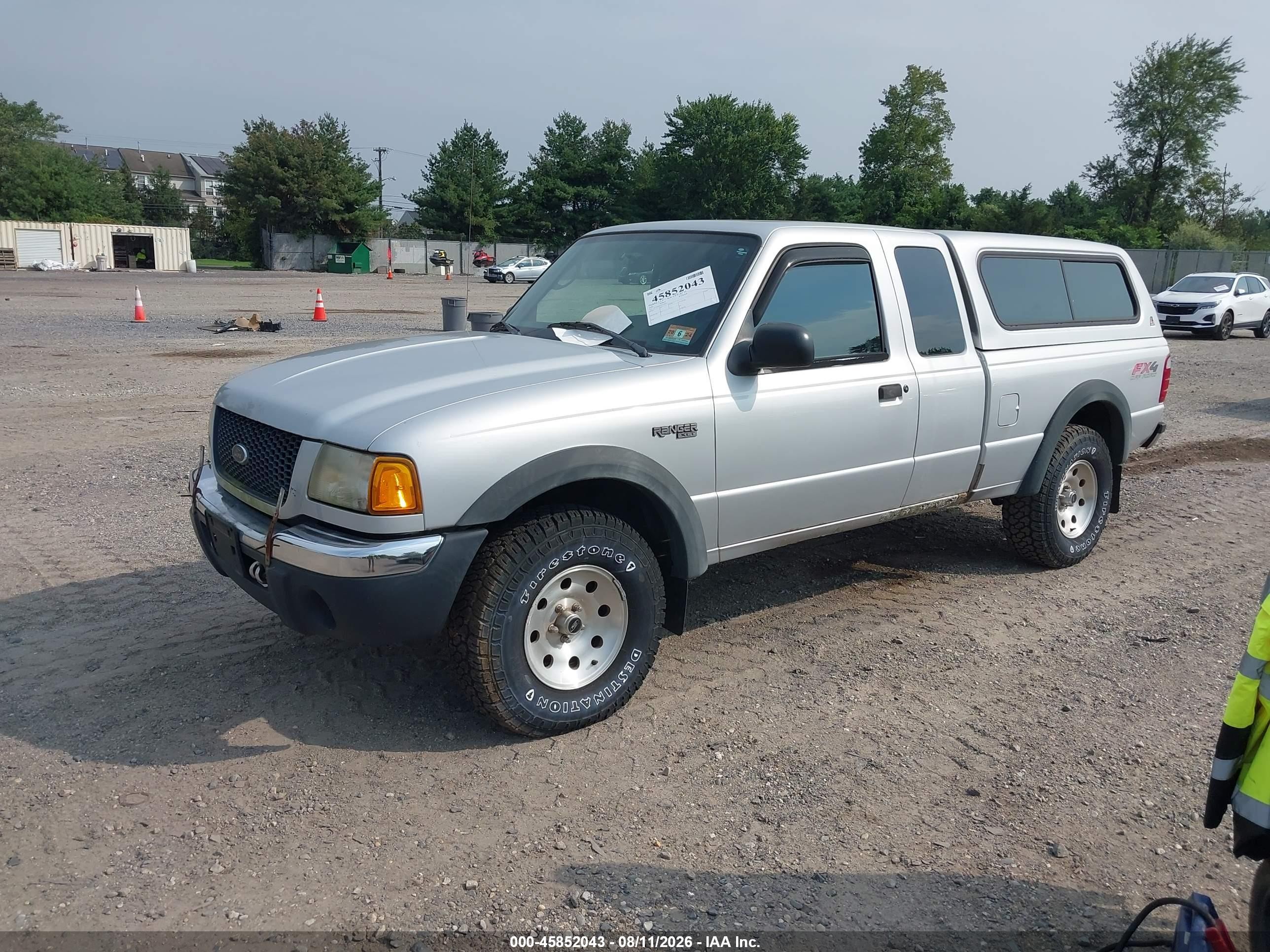 2002 Ford Ranger Edge/xlt Silver vin: 1FTZR45E92TA47053