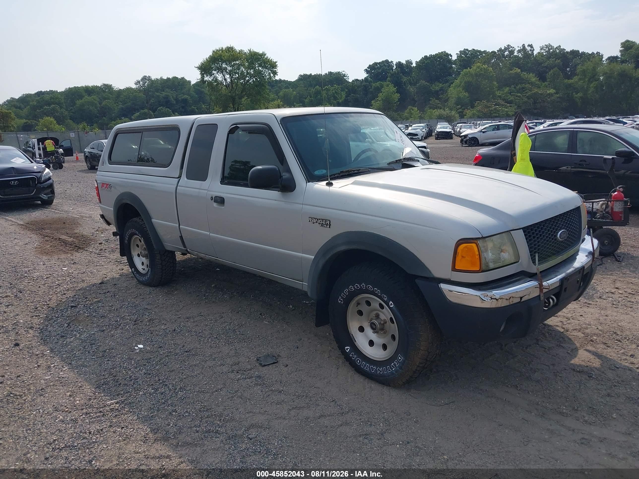 2002 Ford Ranger Edge/xlt Silver vin: 1FTZR45E92TA47053