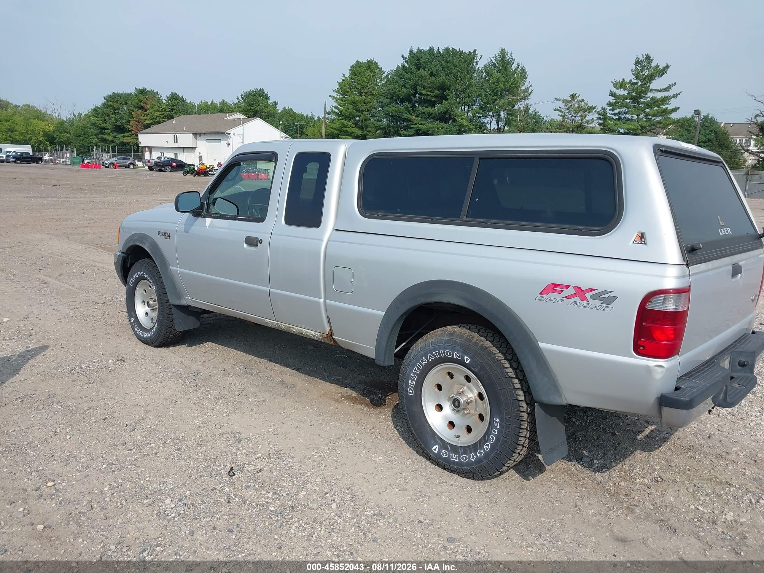 2002 Ford Ranger Edge/xlt Silver vin: 1FTZR45E92TA47053
