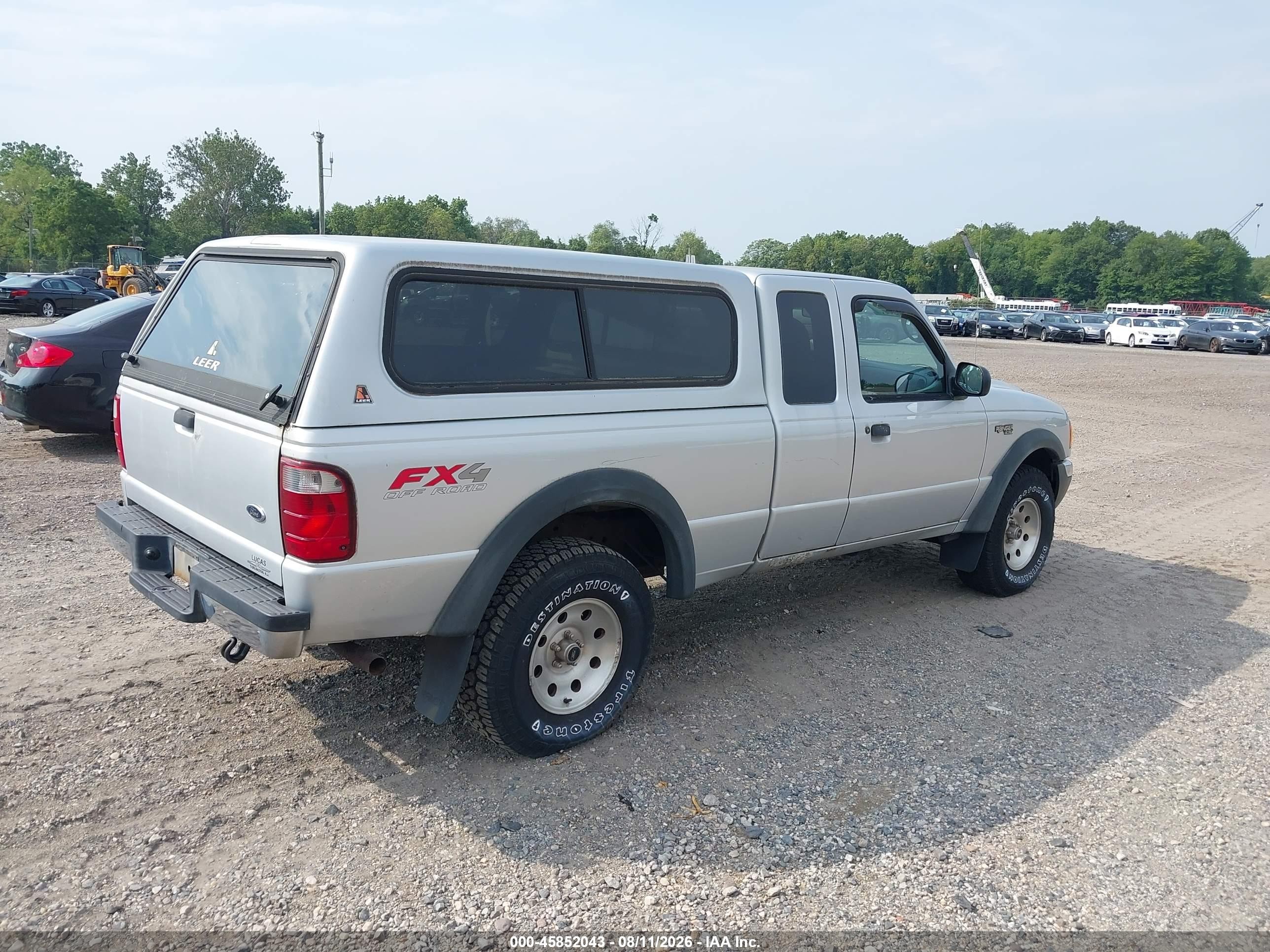 2002 Ford Ranger Edge/xlt Silver vin: 1FTZR45E92TA47053