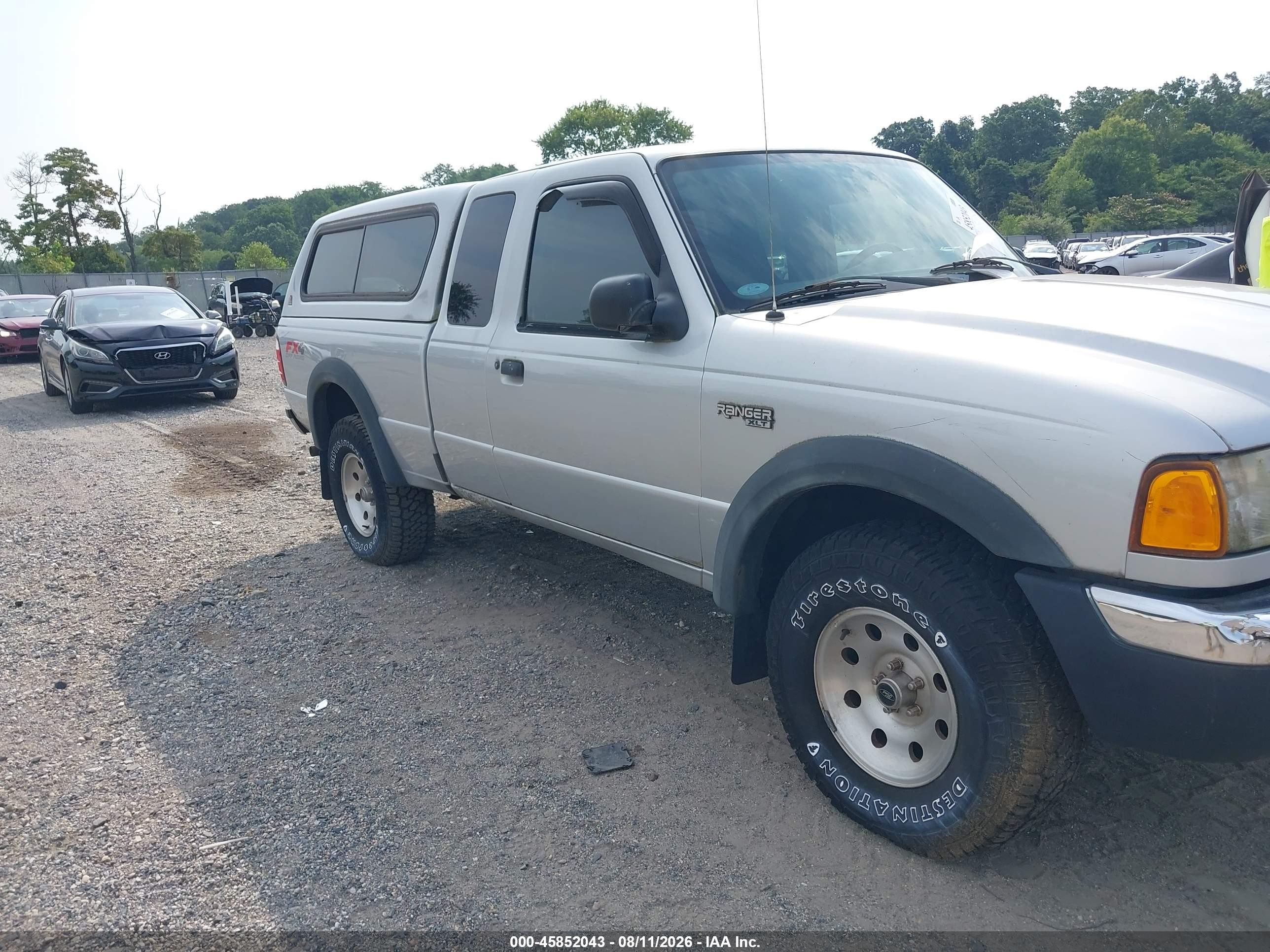 2002 Ford Ranger Edge/xlt Silver vin: 1FTZR45E92TA47053