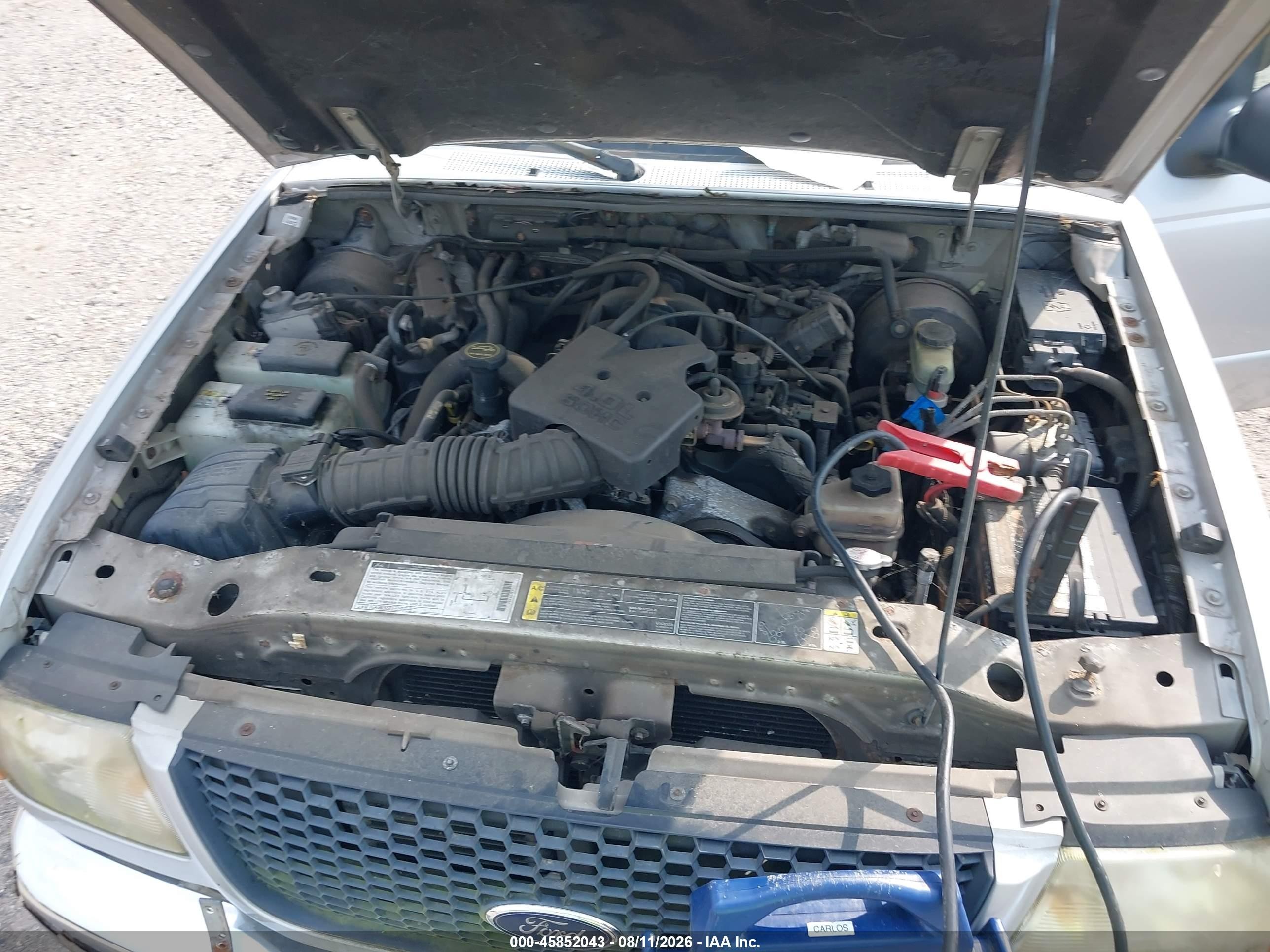 2002 Ford Ranger Edge/xlt Silver vin: 1FTZR45E92TA47053