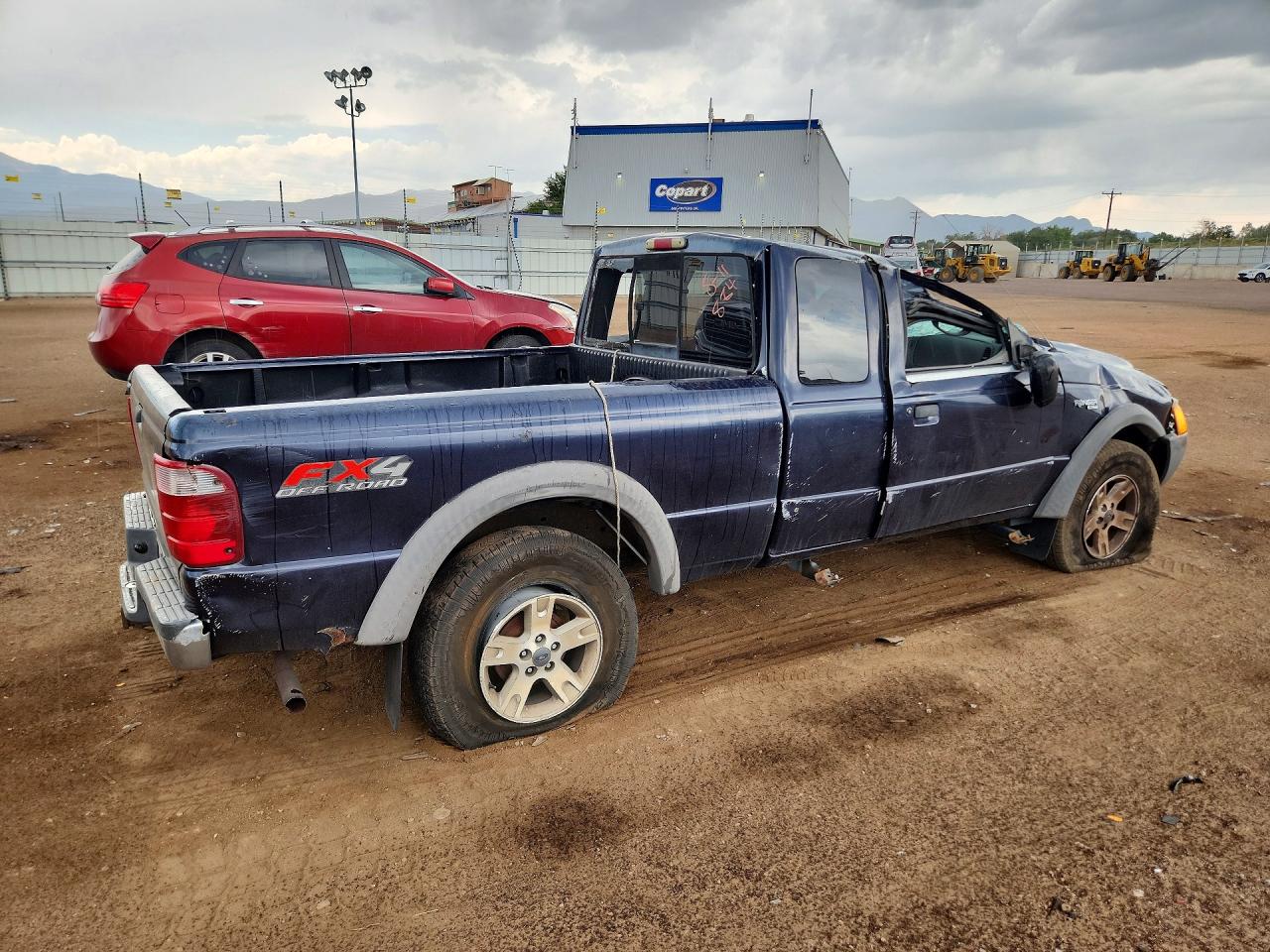 2003 Ford Ranger Super Cab Blue vin: 1FTZR45E93PA50884