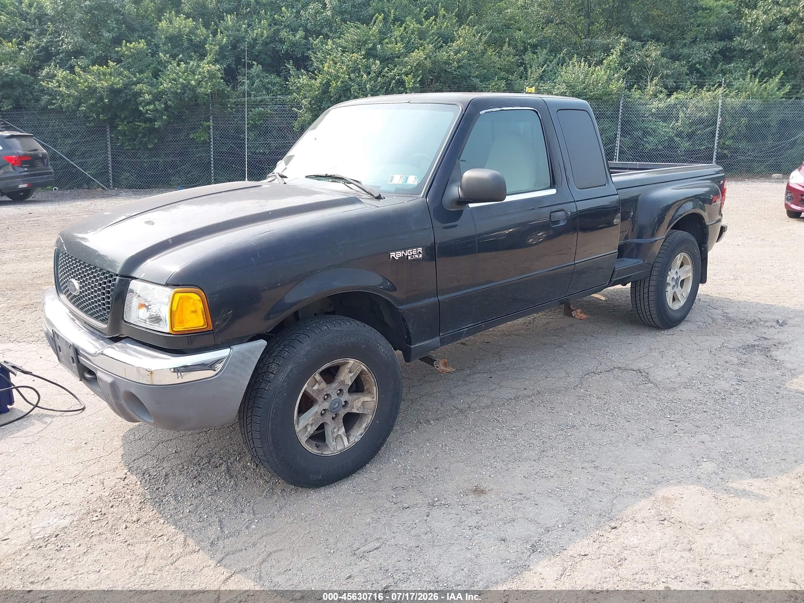 2003 Ford Ranger Edge/xlt Black vin: 1FTZR45E93PA96456