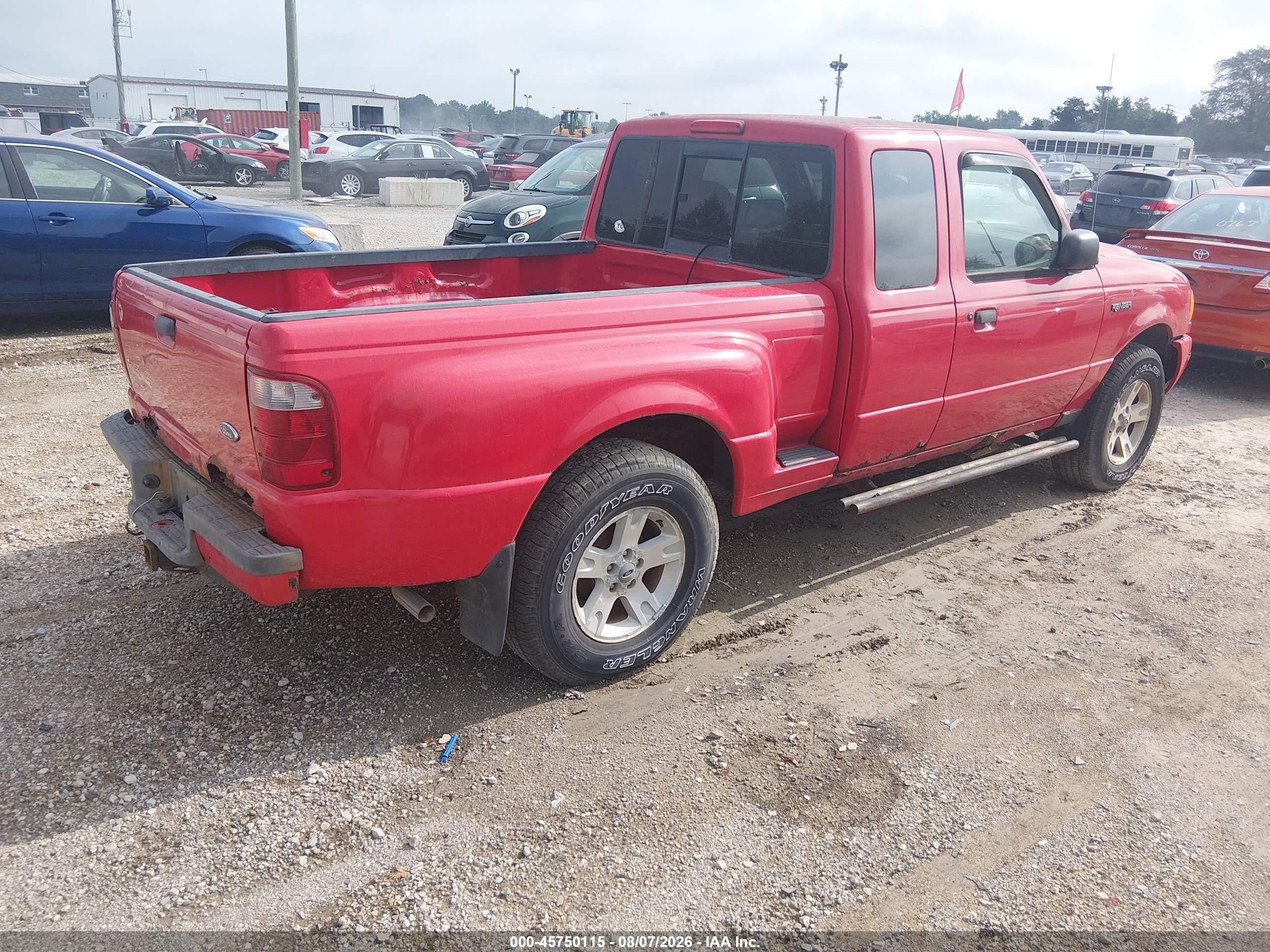 2003 Ford Ranger Edge/xlt Красный vin: 1FTZR45E93PB40343