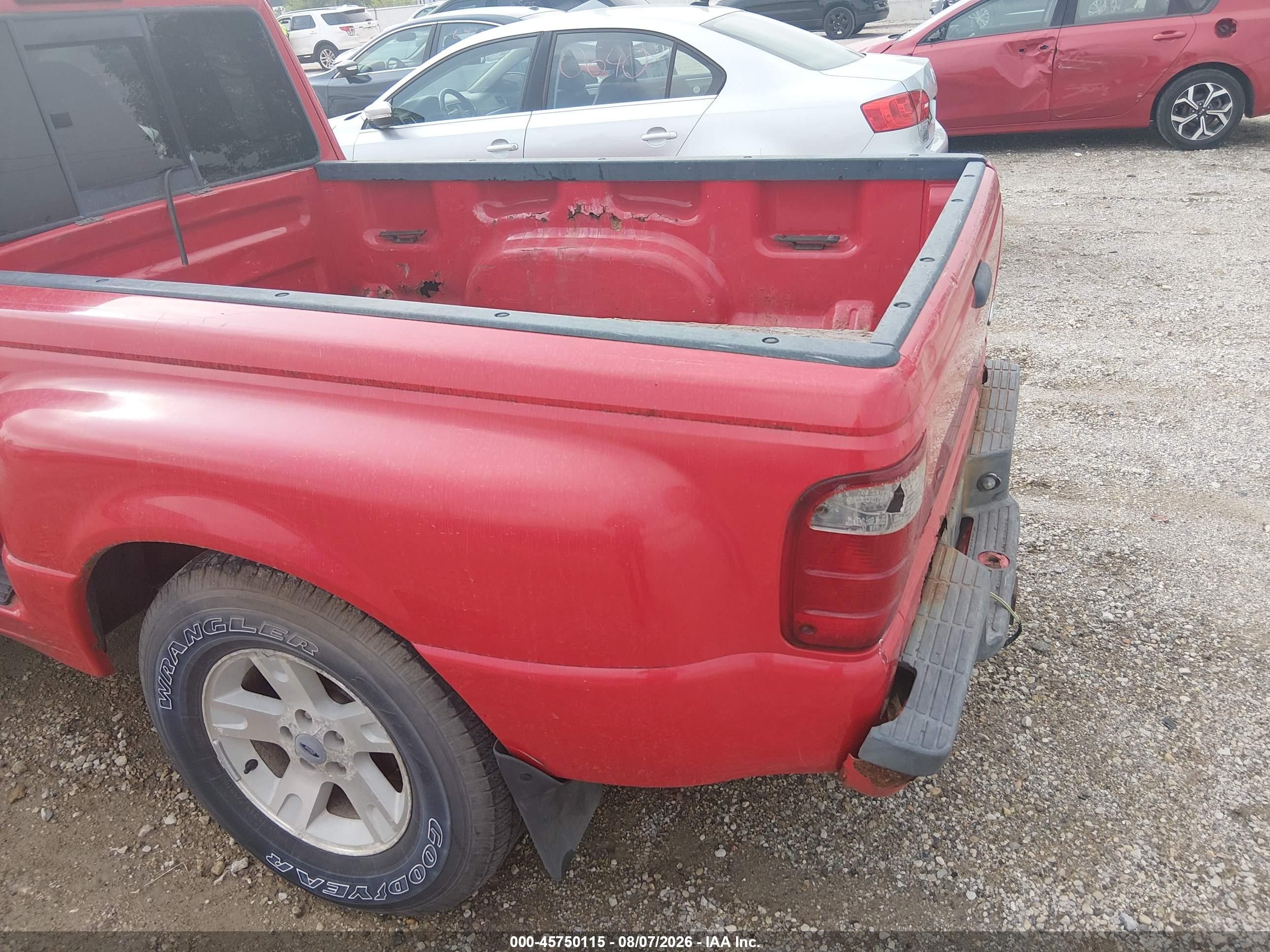 2003 Ford Ranger Edge/xlt Красный vin: 1FTZR45E93PB40343