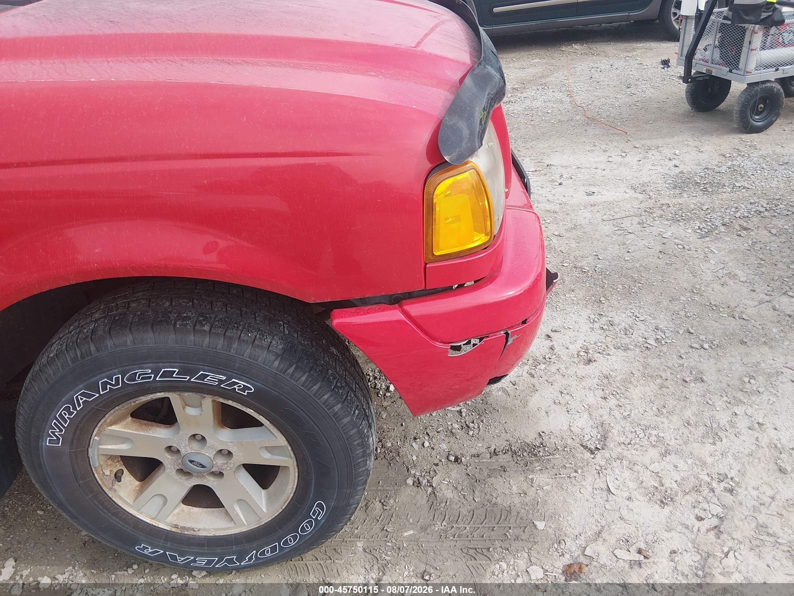 2003 Ford Ranger Edge/xlt Красный vin: 1FTZR45E93PB40343