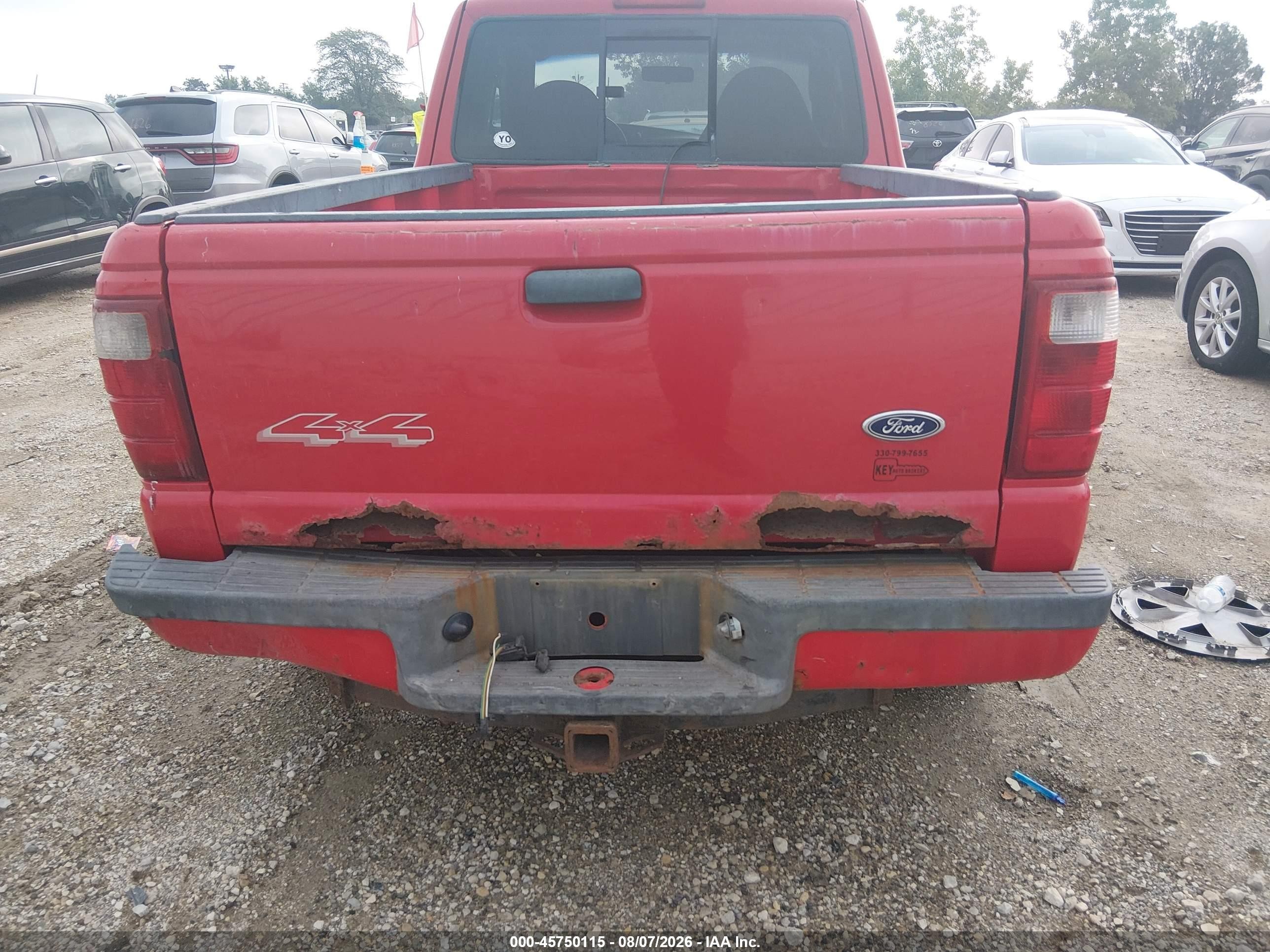 2003 Ford Ranger Edge/xlt Красный vin: 1FTZR45E93PB40343