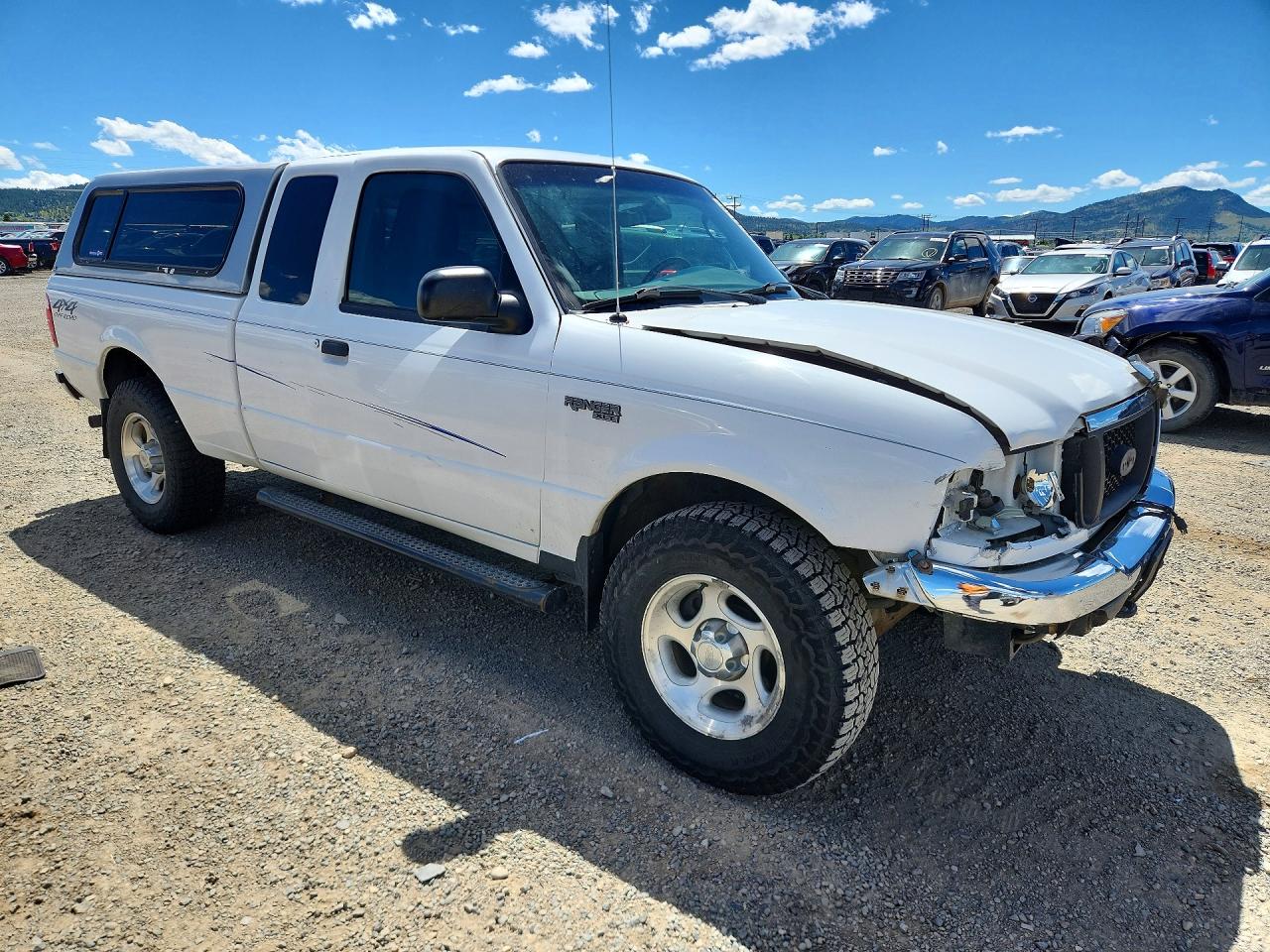 2004 Ford Ranger Super Cab White vin: 1FTZR45E94PA08555