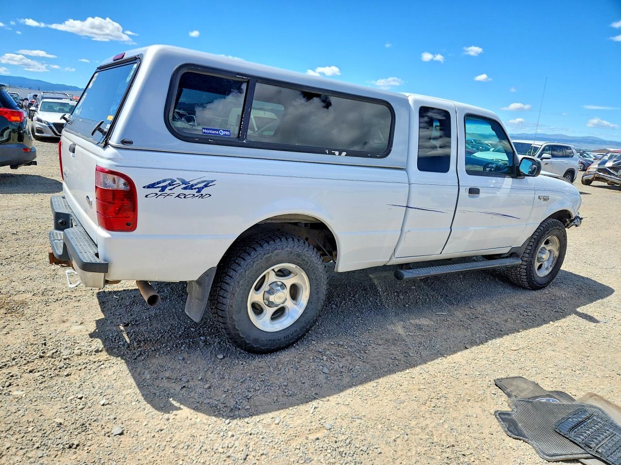 2004 Ford Ranger Super Cab White vin: 1FTZR45E94PA08555