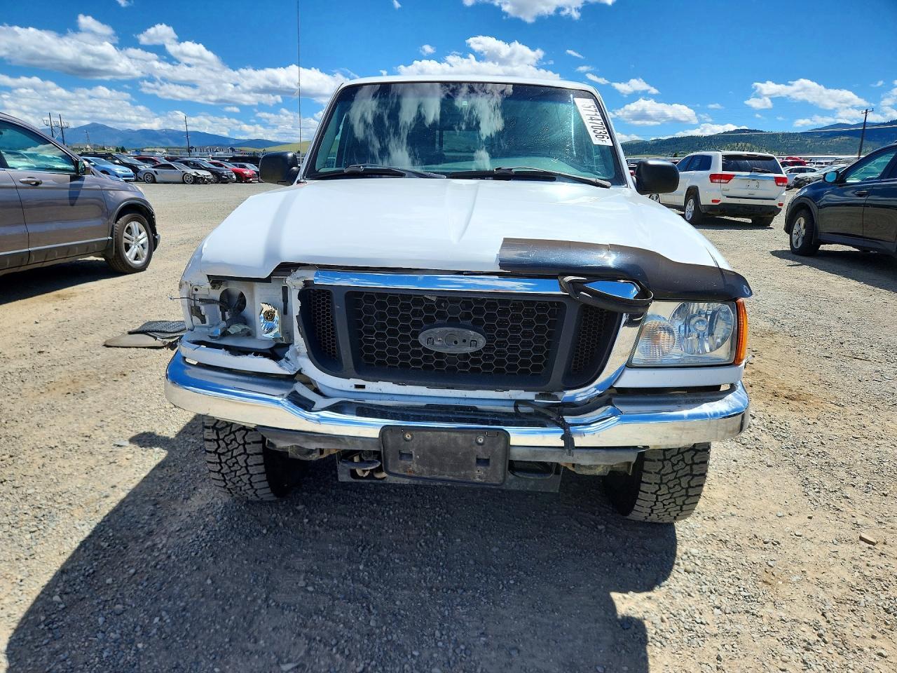 2004 Ford Ranger Super Cab White vin: 1FTZR45E94PA08555