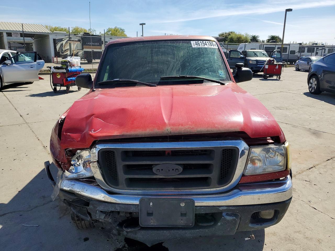 2004 Ford Ranger Red vin: 1FTZR45E94PB48847
