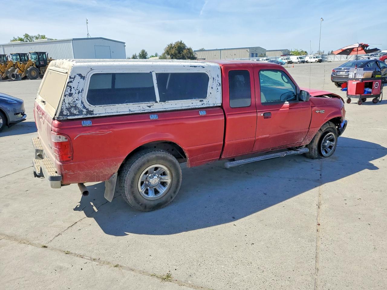 2004 Ford Ranger Red vin: 1FTZR45E94PB48847