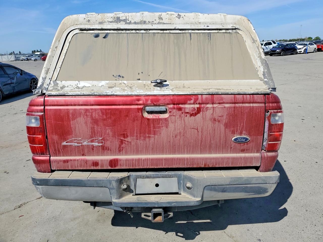 2004 Ford Ranger Red vin: 1FTZR45E94PB48847