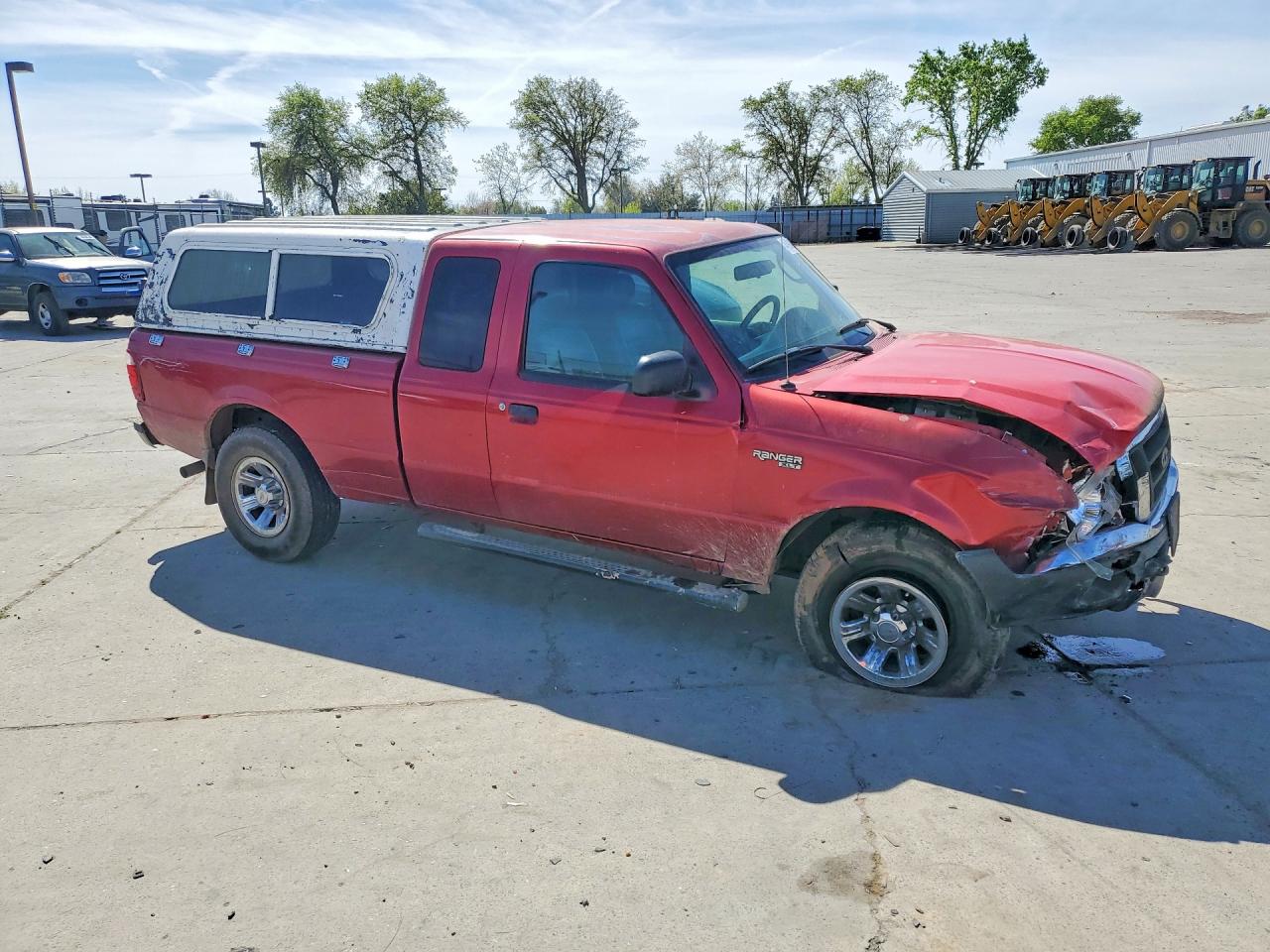 2004 Ford Ranger Red vin: 1FTZR45E94PB48847