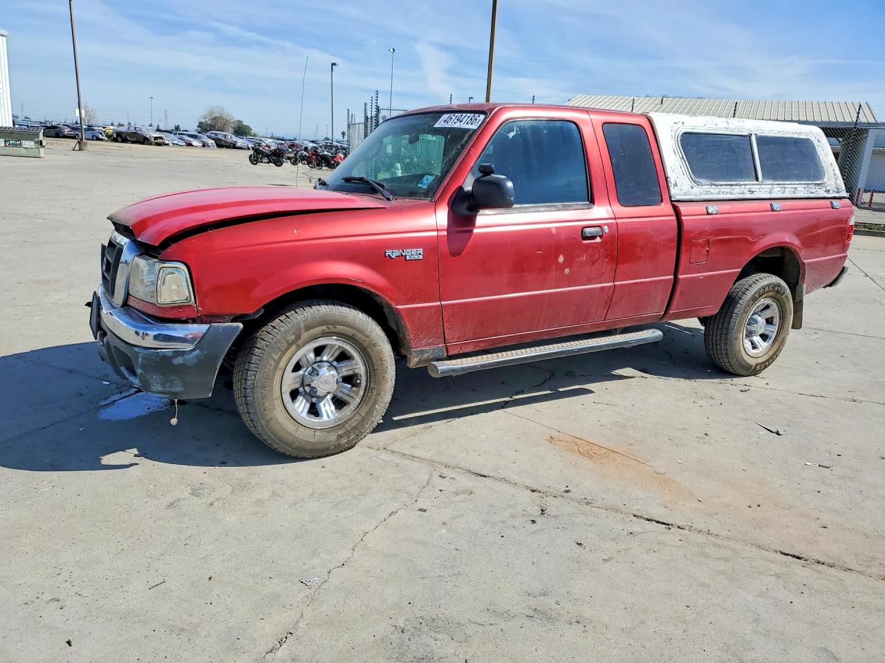 2004 Ford Ranger Red vin: 1FTZR45E94PB48847