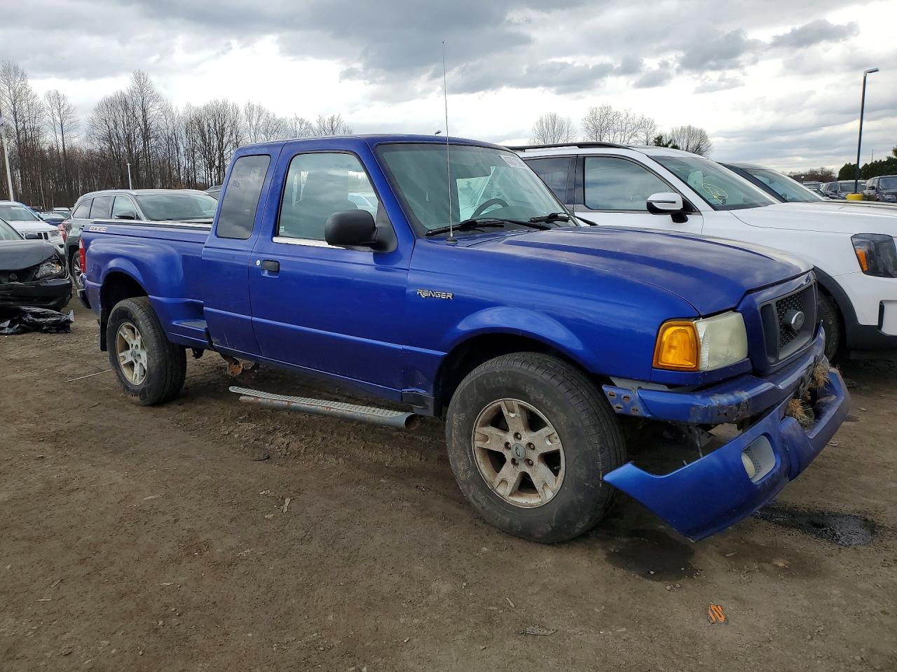 2004 Ford Ranger Super Cab Blue vin: 1FTZR45E94PB59315