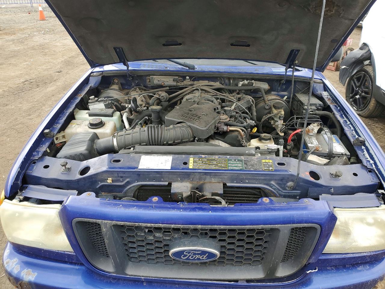 2004 Ford Ranger Super Cab Blue vin: 1FTZR45E94PB59315