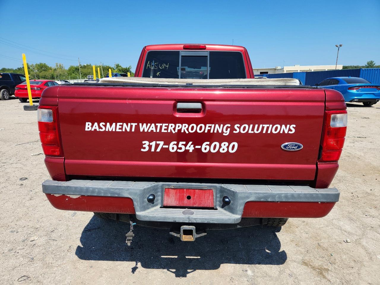 2005 Ford Ranger Super Cab Red vin: 1FTZR45E95PA65694