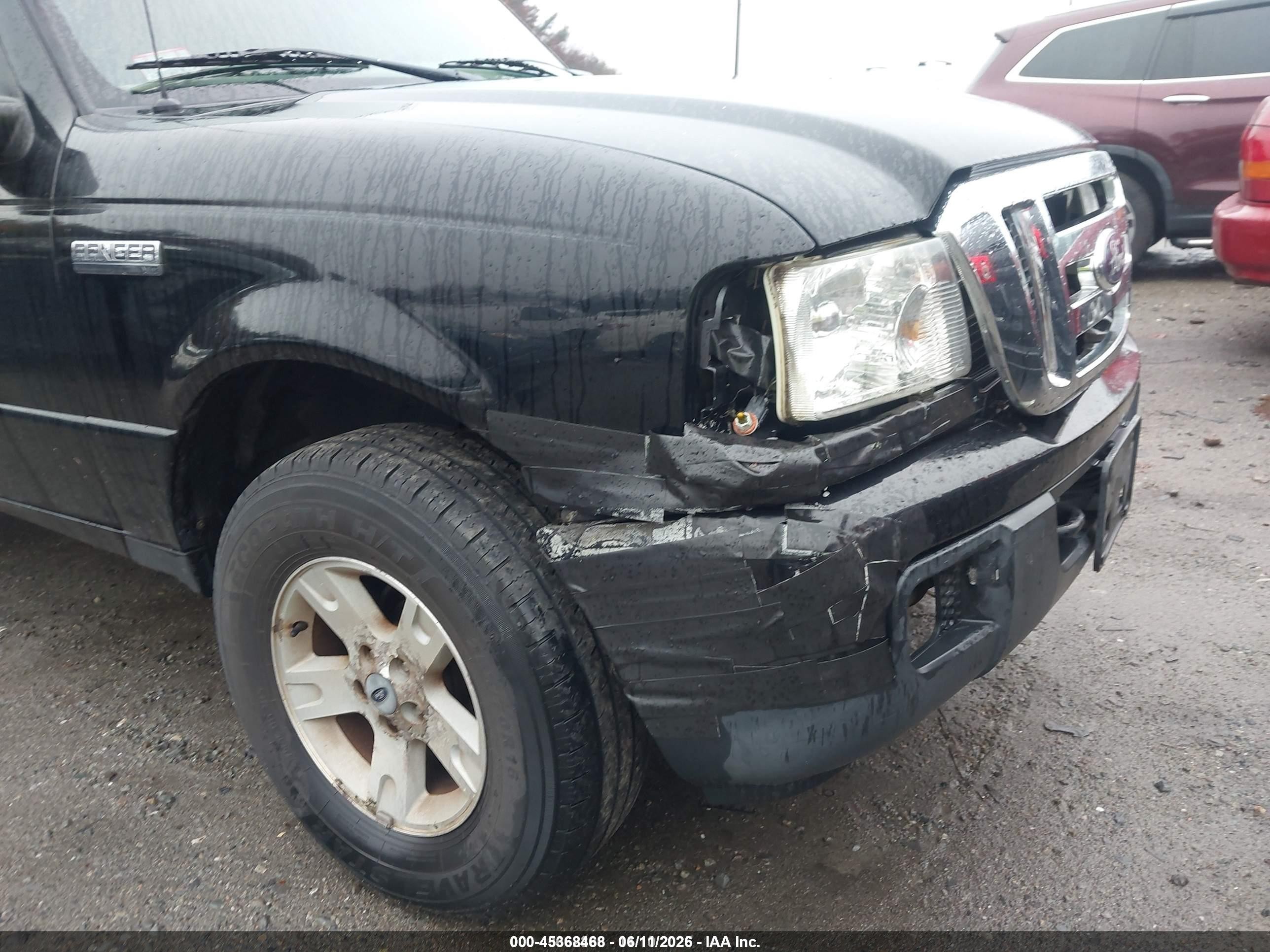 2006 Ford Ranger Fx4 Level Ii/fx4 Off-road/sport/xlt Black vin: 1FTZR45E96PA22703