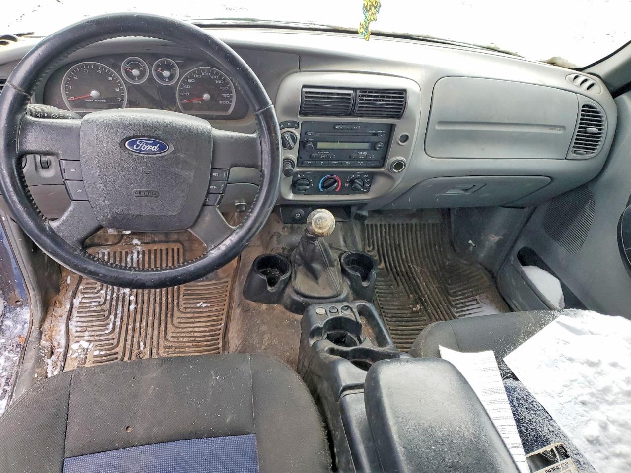2008 Ford Ranger Super Cab Blue vin: 1FTZR45E98PA59513