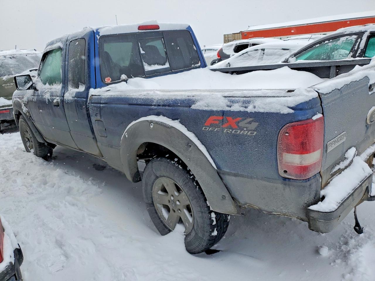 2008 Ford Ranger Super Cab Blue vin: 1FTZR45E98PA59513