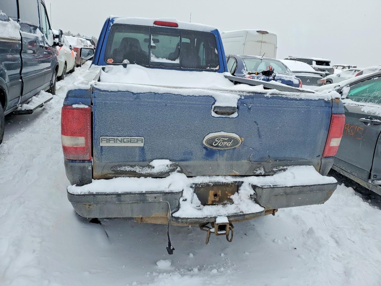 2008 Ford Ranger Super Cab Blue vin: 1FTZR45E98PA59513
