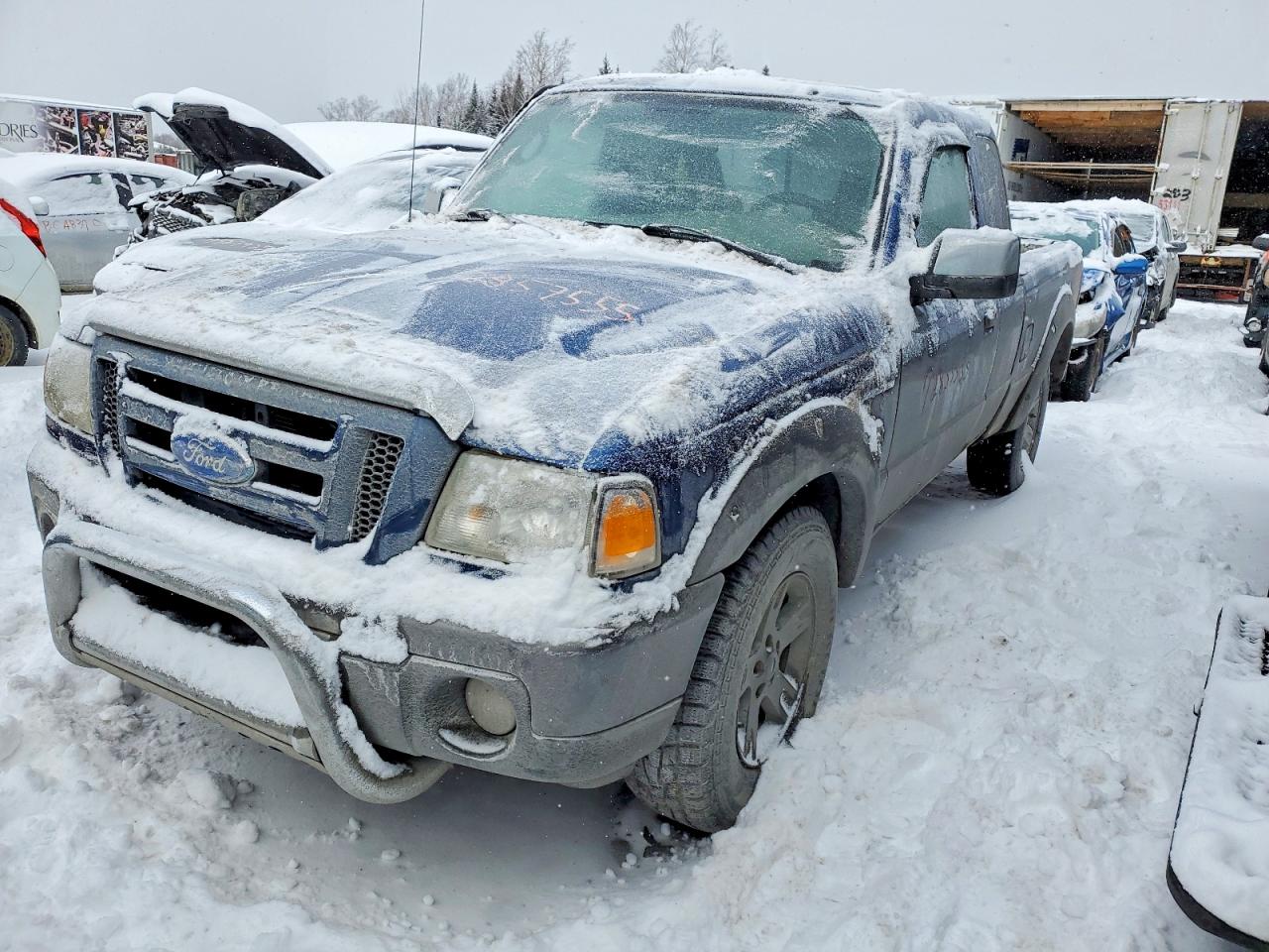 2008 Ford Ranger Super Cab Синий vin: 1FTZR45E98PA59513