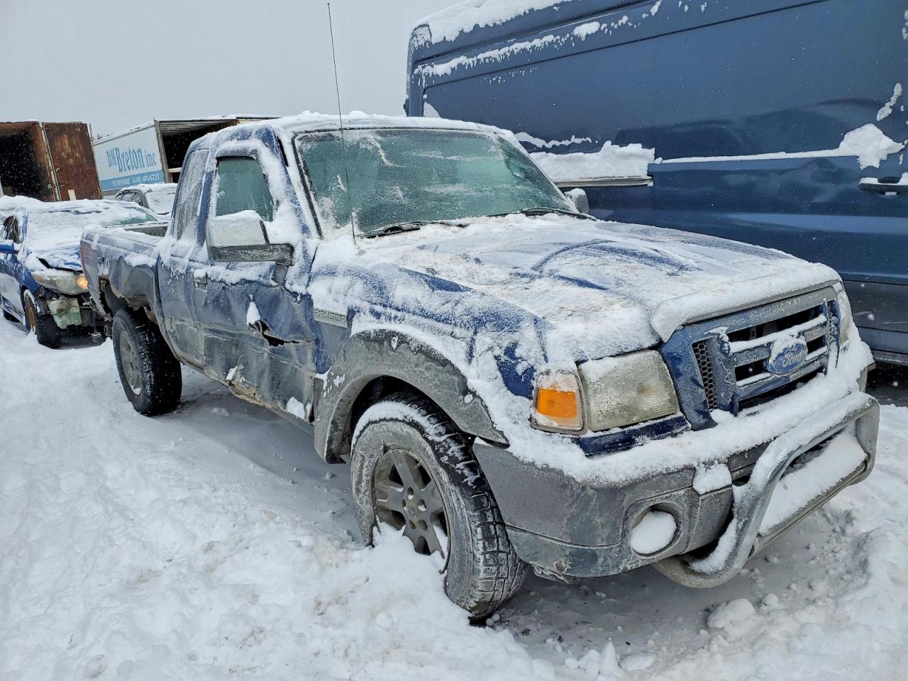 2008 Ford Ranger Super Cab Blue vin: 1FTZR45E98PA59513