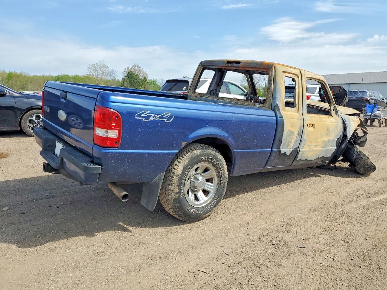 2009 Ford Ranger Blue vin: 1FTZR45E99PA24049