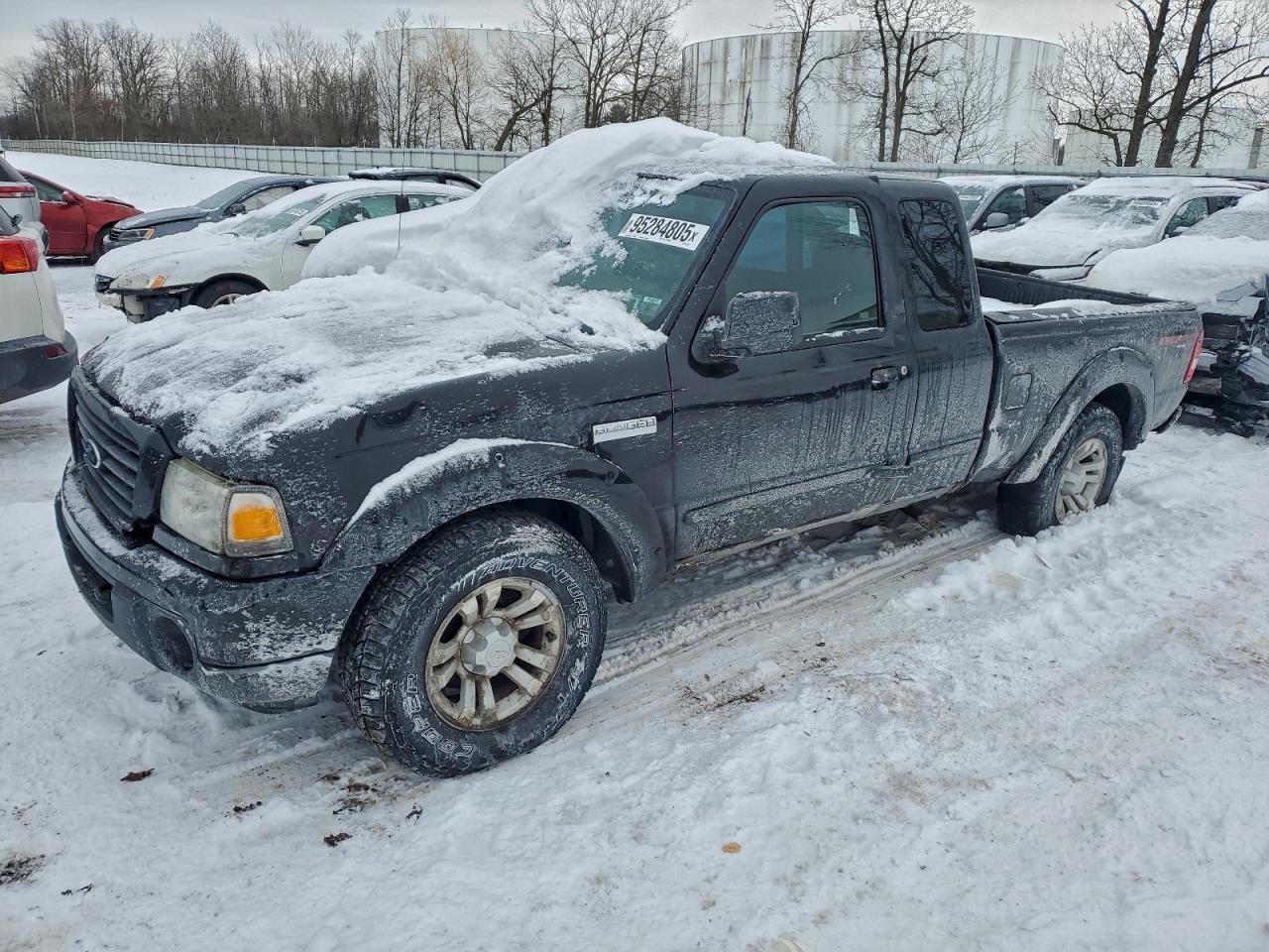 2009 Ford Ranger Super Cab Black vin: 1FTZR45E99PA47315