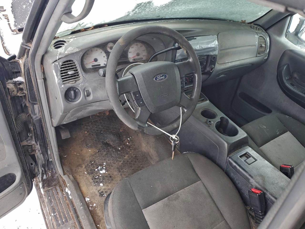 2009 Ford Ranger Super Cab Black vin: 1FTZR45E99PA47315
