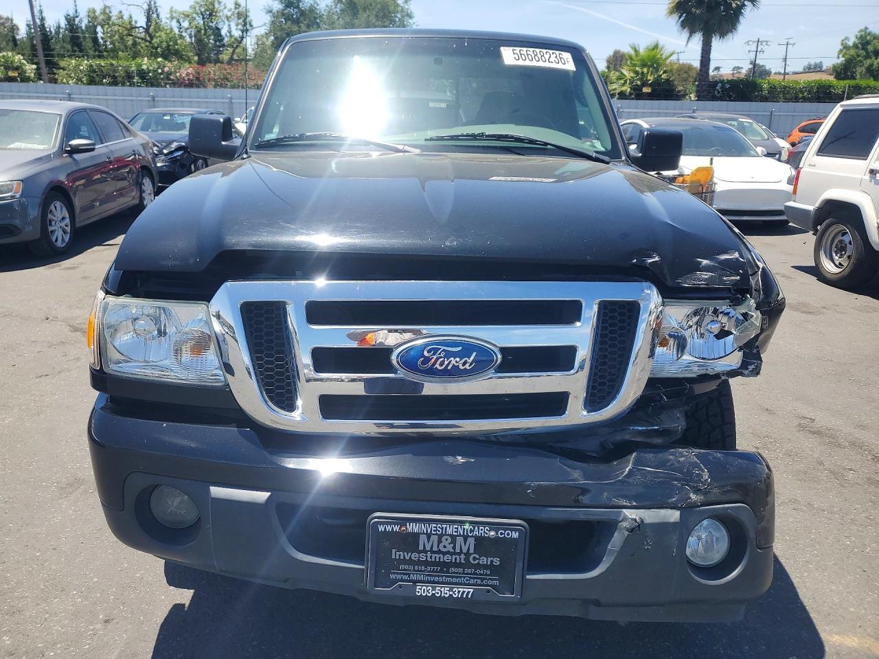 2009 Ford Ranger Super Cab Black vin: 1FTZR45E99PA53048