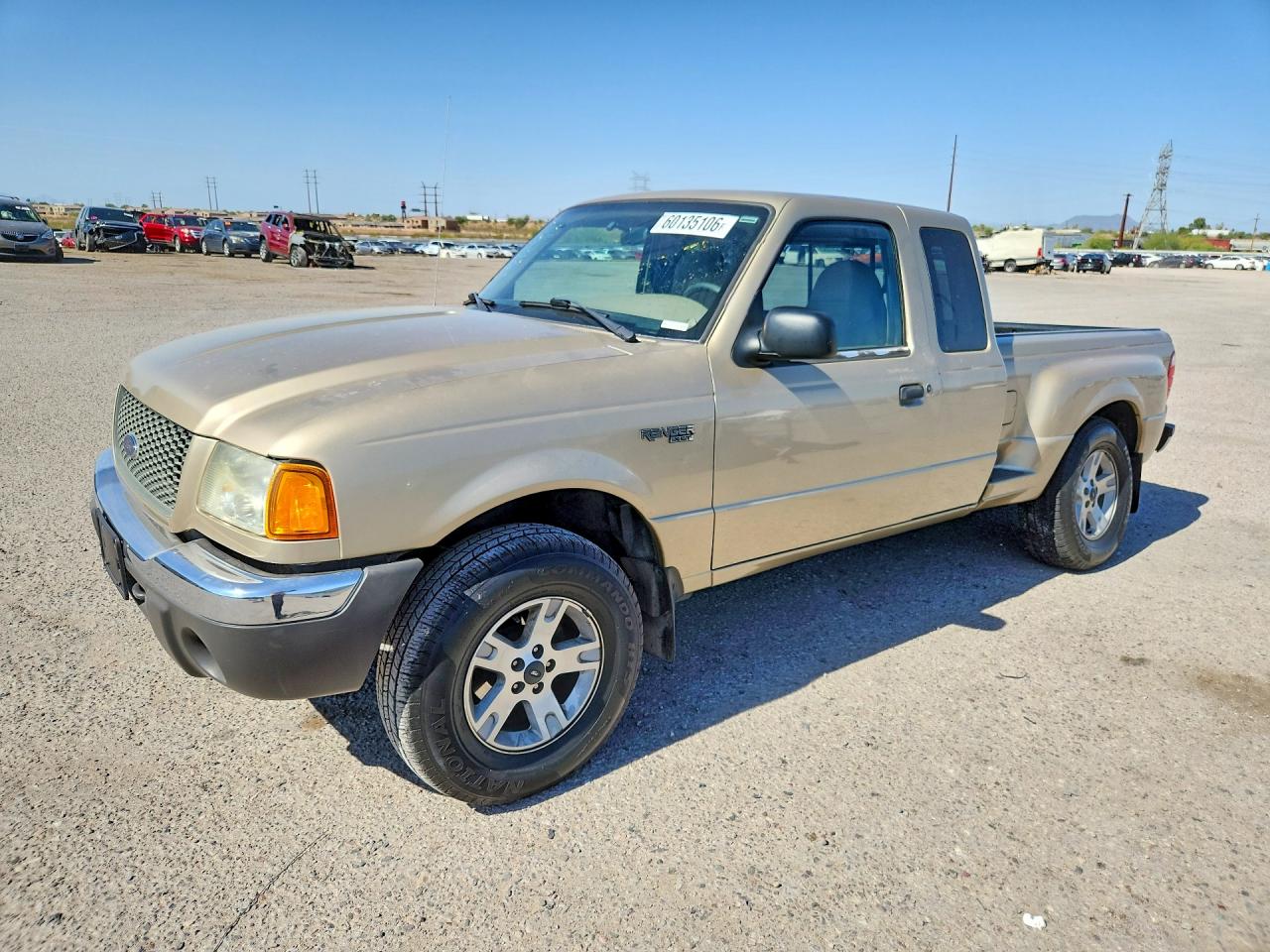 2002 Ford Ranger Super Cab Tan vin: 1FTZR45EX2PA06813