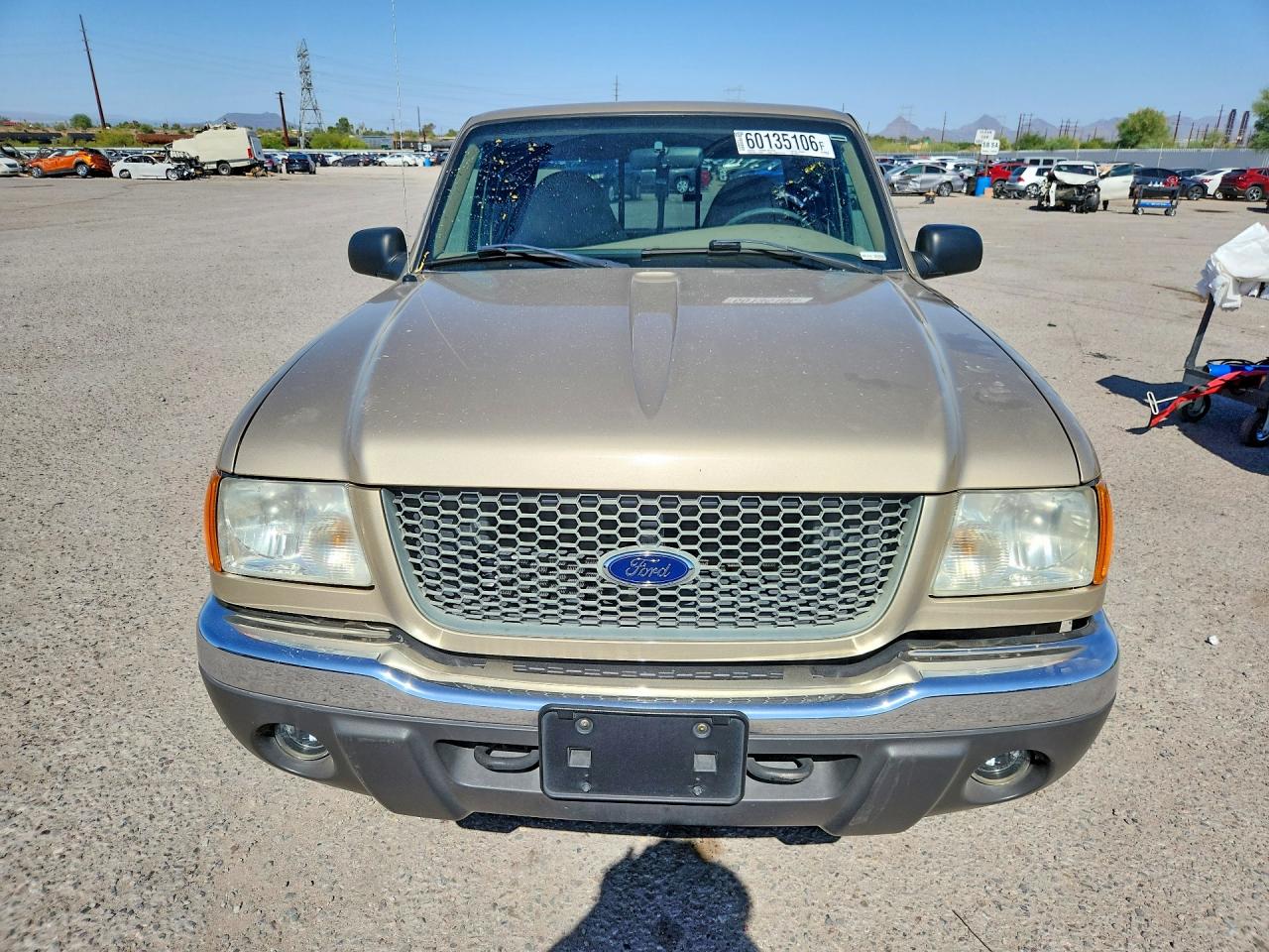 2002 Ford Ranger Super Cab Tan vin: 1FTZR45EX2PA06813