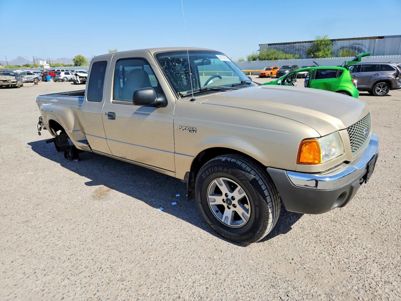 2002 Ford Ranger Super Cab Tan vin: 1FTZR45EX2PA06813