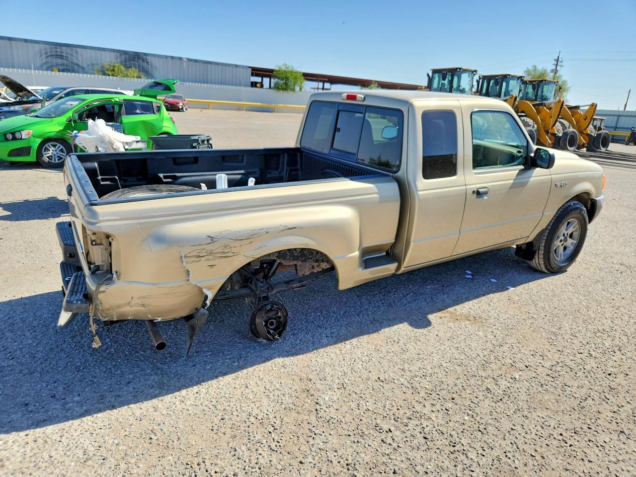 2002 Ford Ranger Super Cab Tan vin: 1FTZR45EX2PA06813