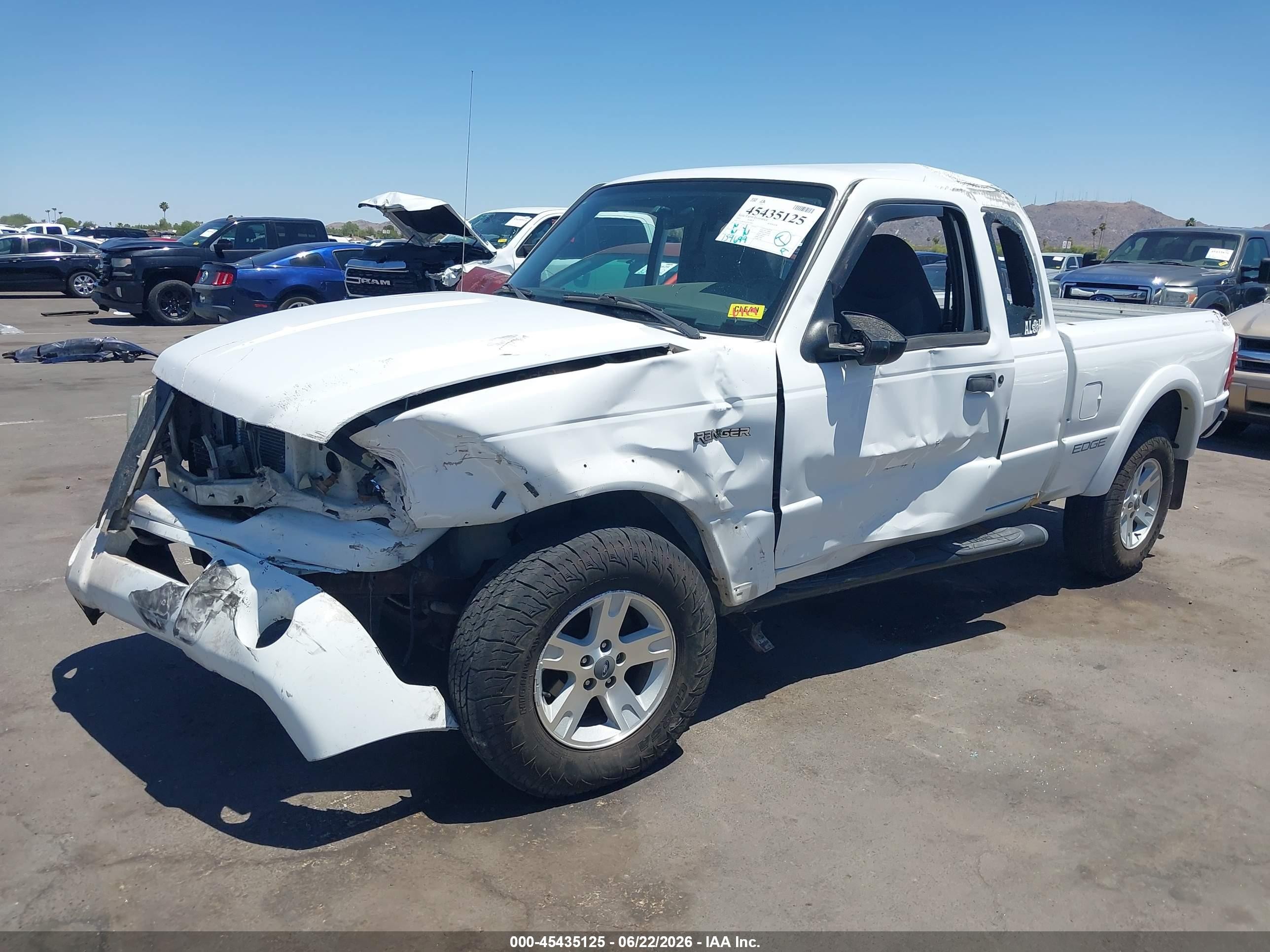 2002 Ford Ranger Edge/xlt White vin: 1FTZR45EX2PA24602