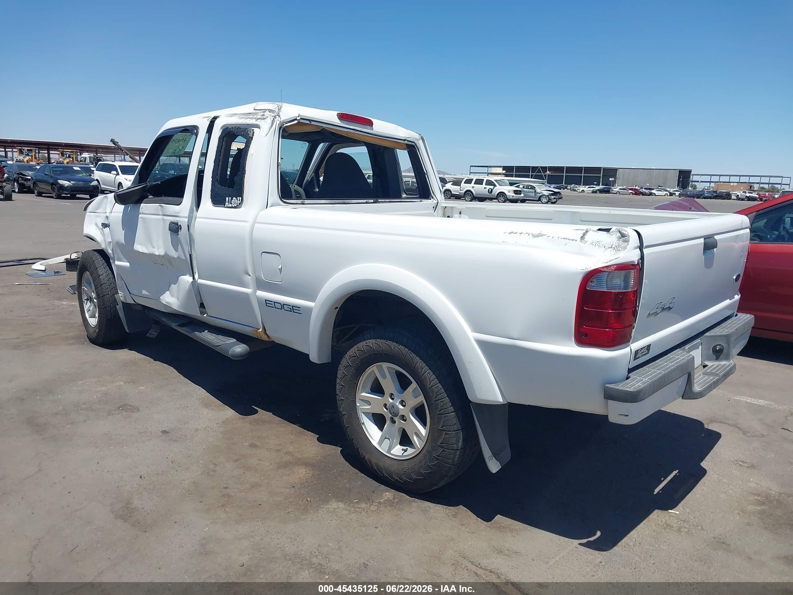 2002 Ford Ranger Edge/xlt White vin: 1FTZR45EX2PA24602