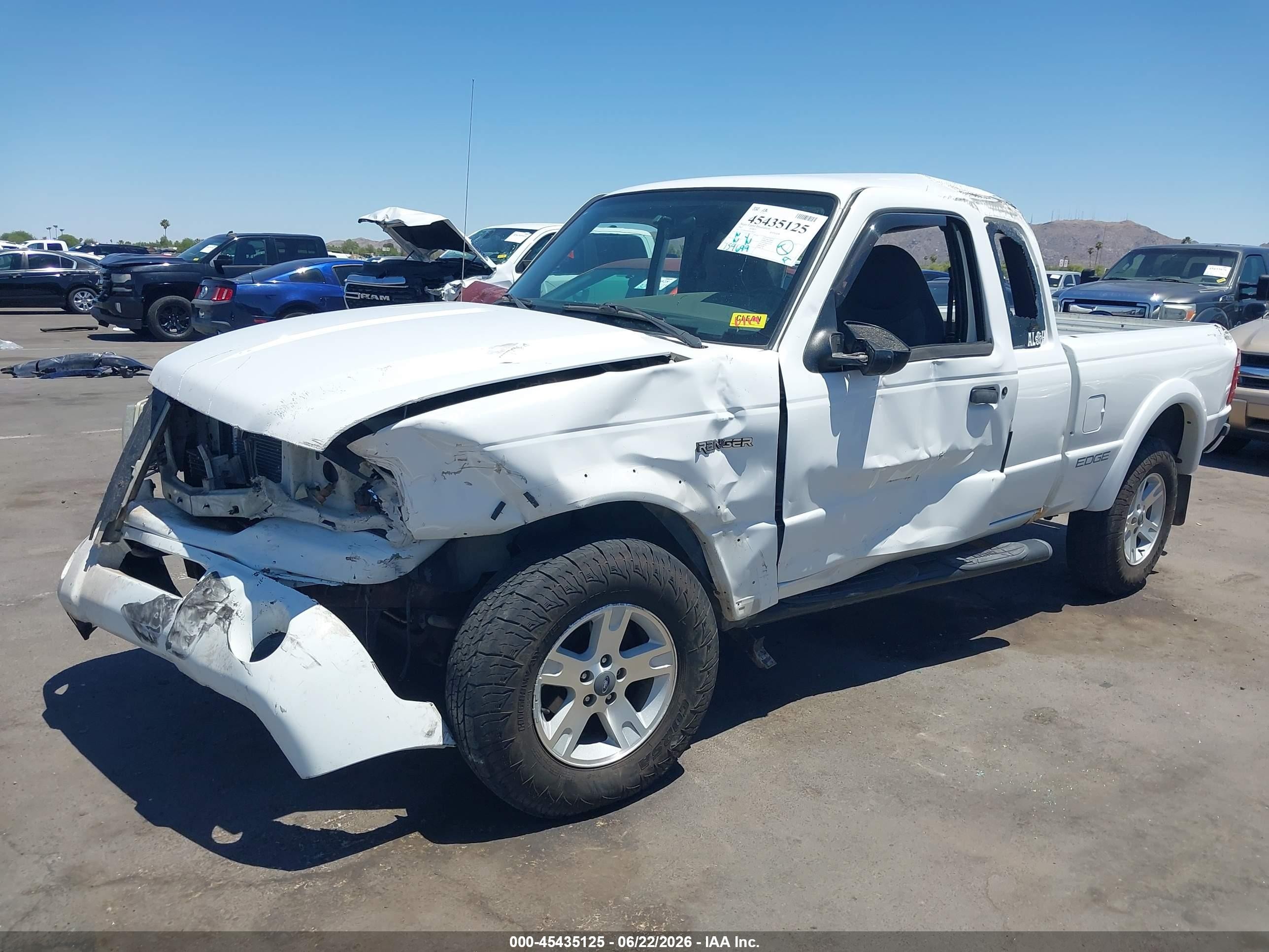 2002 Ford Ranger Edge/xlt White vin: 1FTZR45EX2PA24602