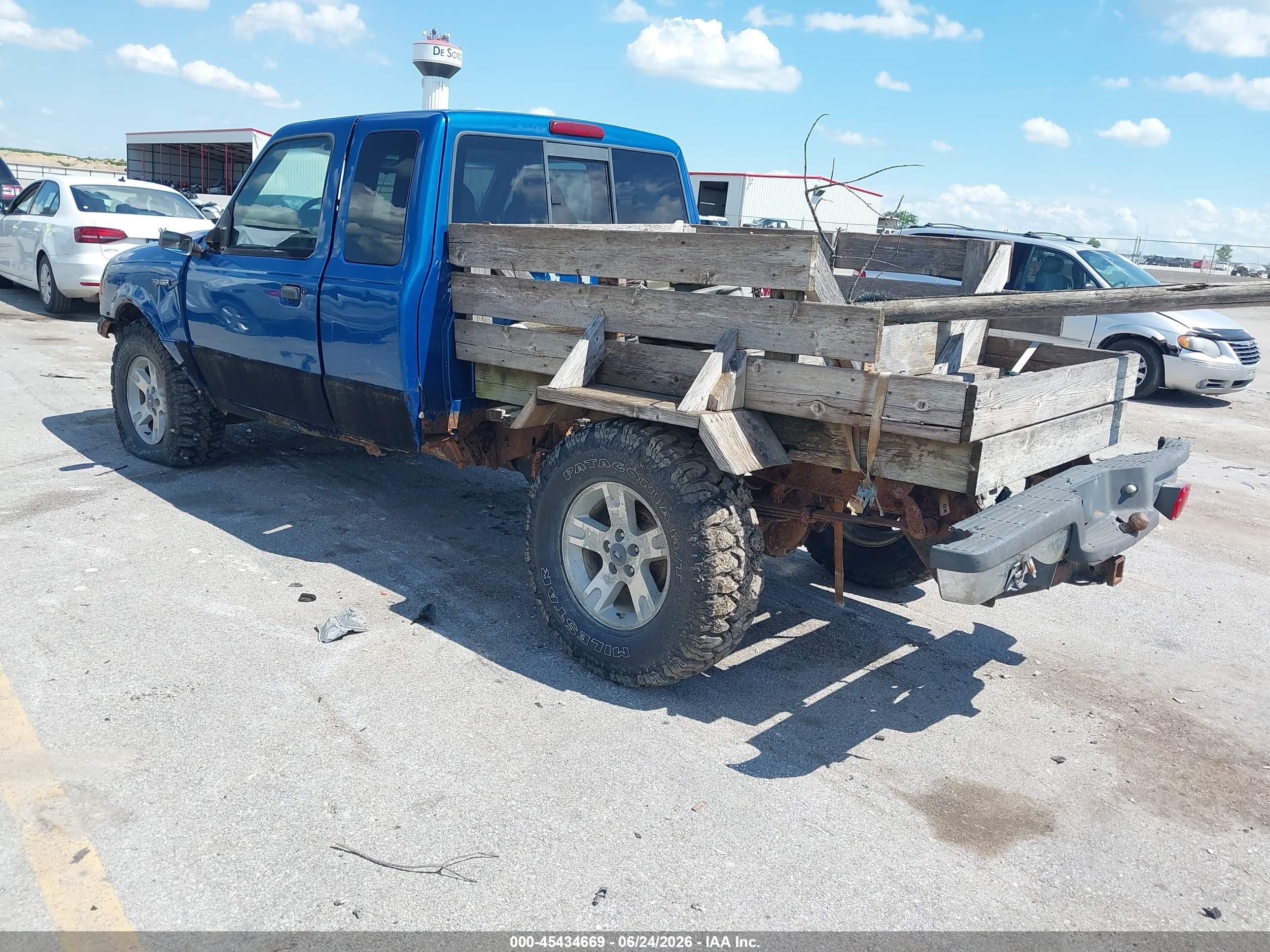 2002 Ford Ranger Edge/xlt Blue vin: 1FTZR45EX2PA45031