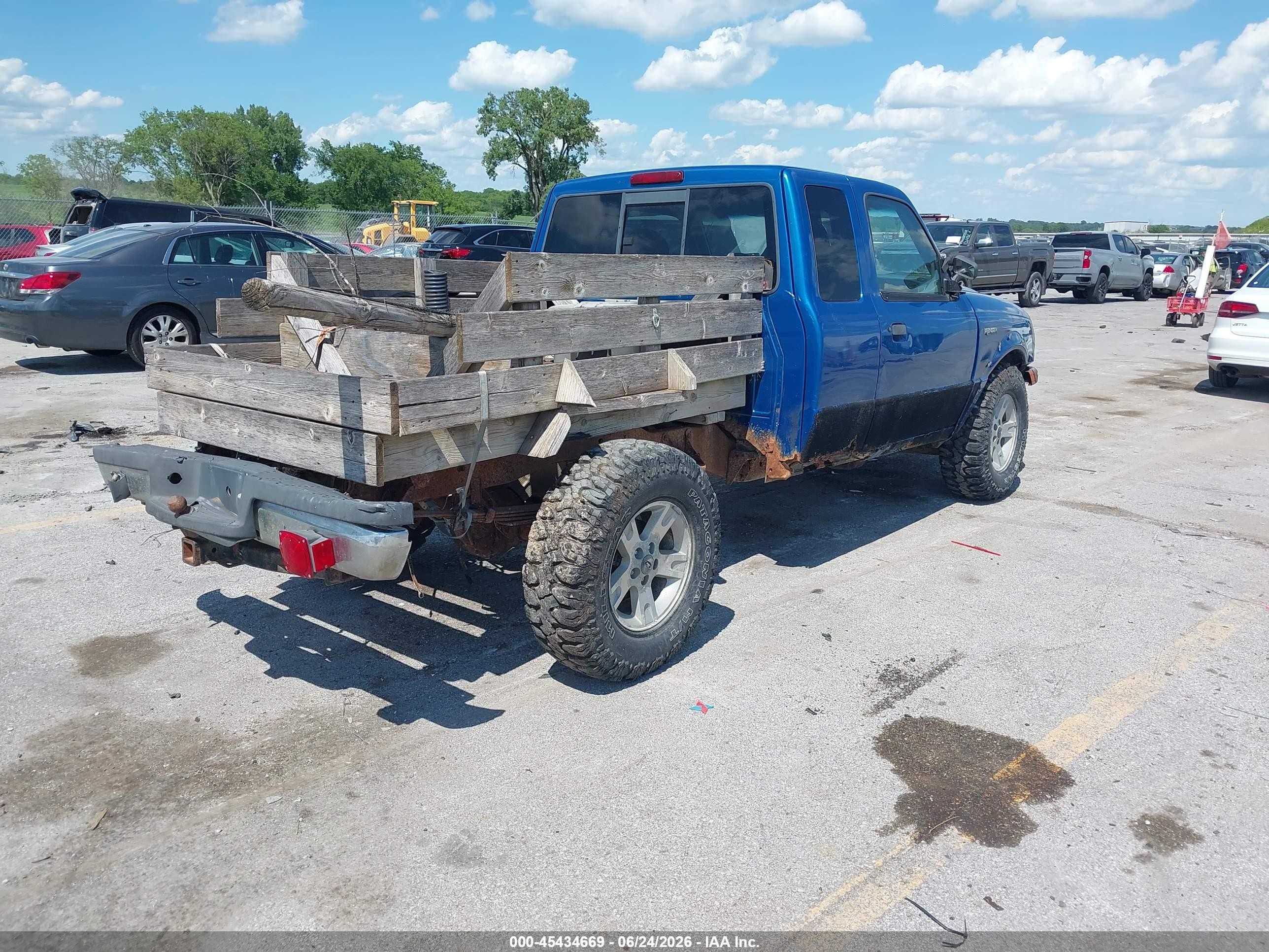 2002 Ford Ranger Edge/xlt Blue vin: 1FTZR45EX2PA45031