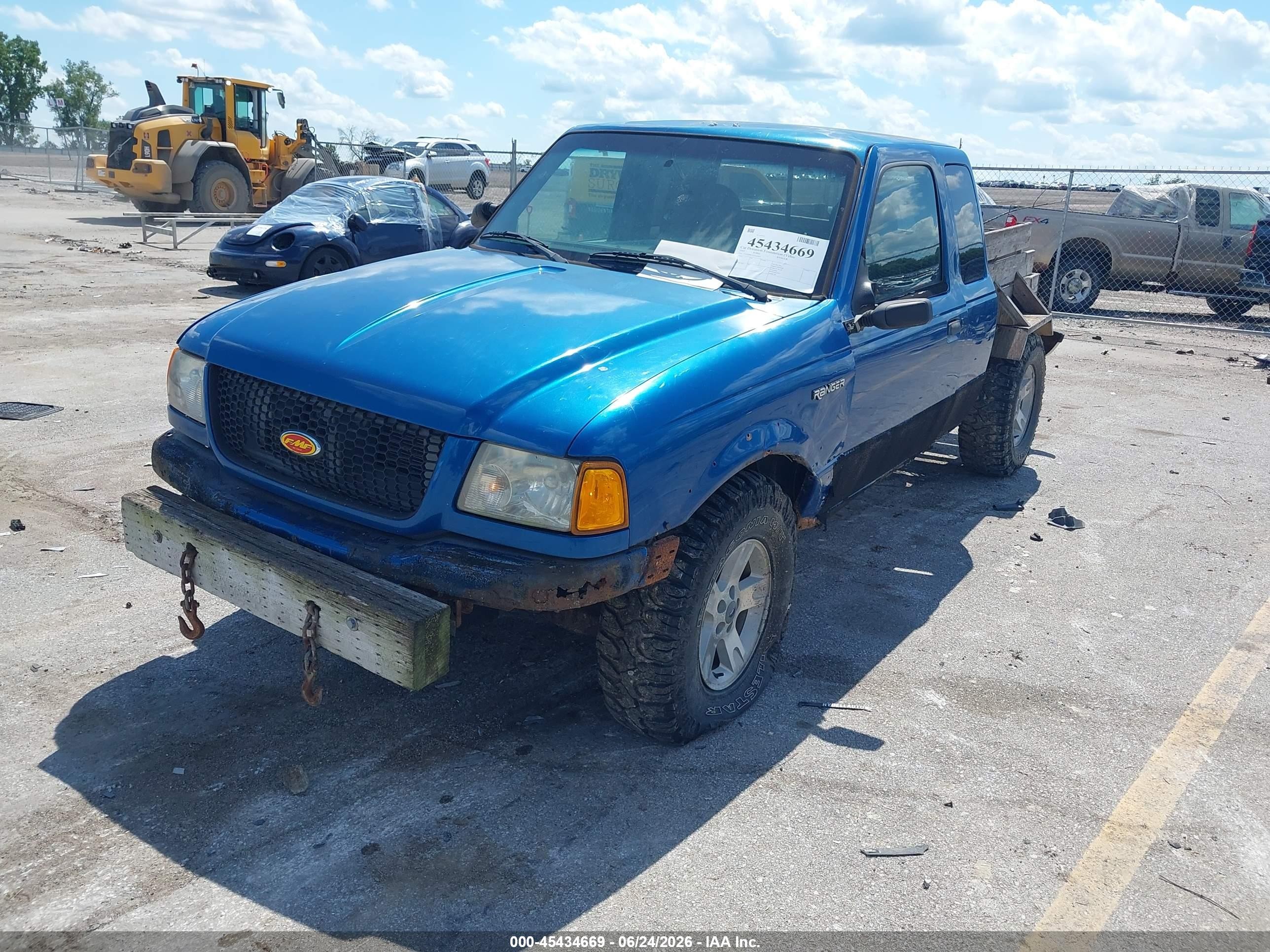 2002 Ford Ranger Edge/xlt Blue vin: 1FTZR45EX2PA45031