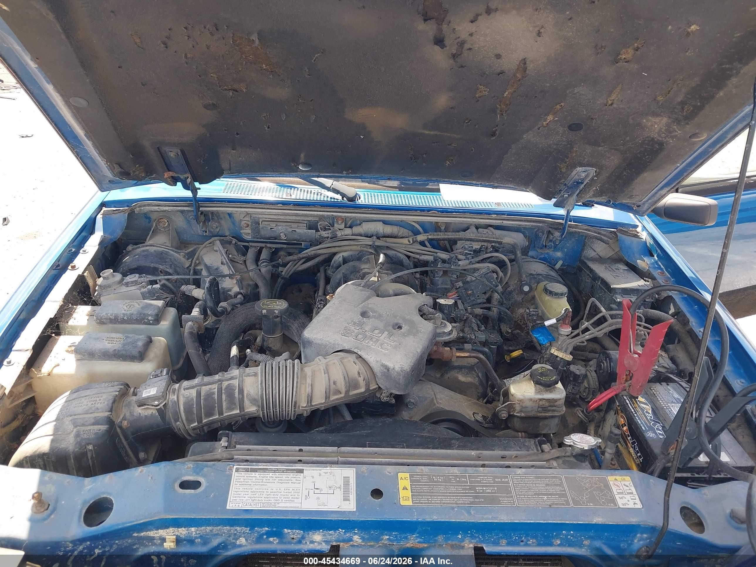 2002 Ford Ranger Edge/xlt Blue vin: 1FTZR45EX2PA45031